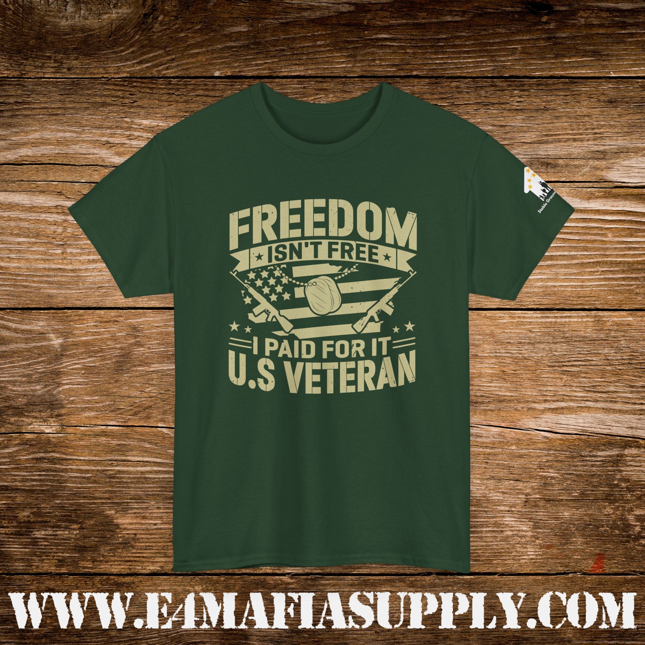 “Freedom Isn’t Free – I Paid for It” – U.S. Veteran Patriotic Military T-Shirt