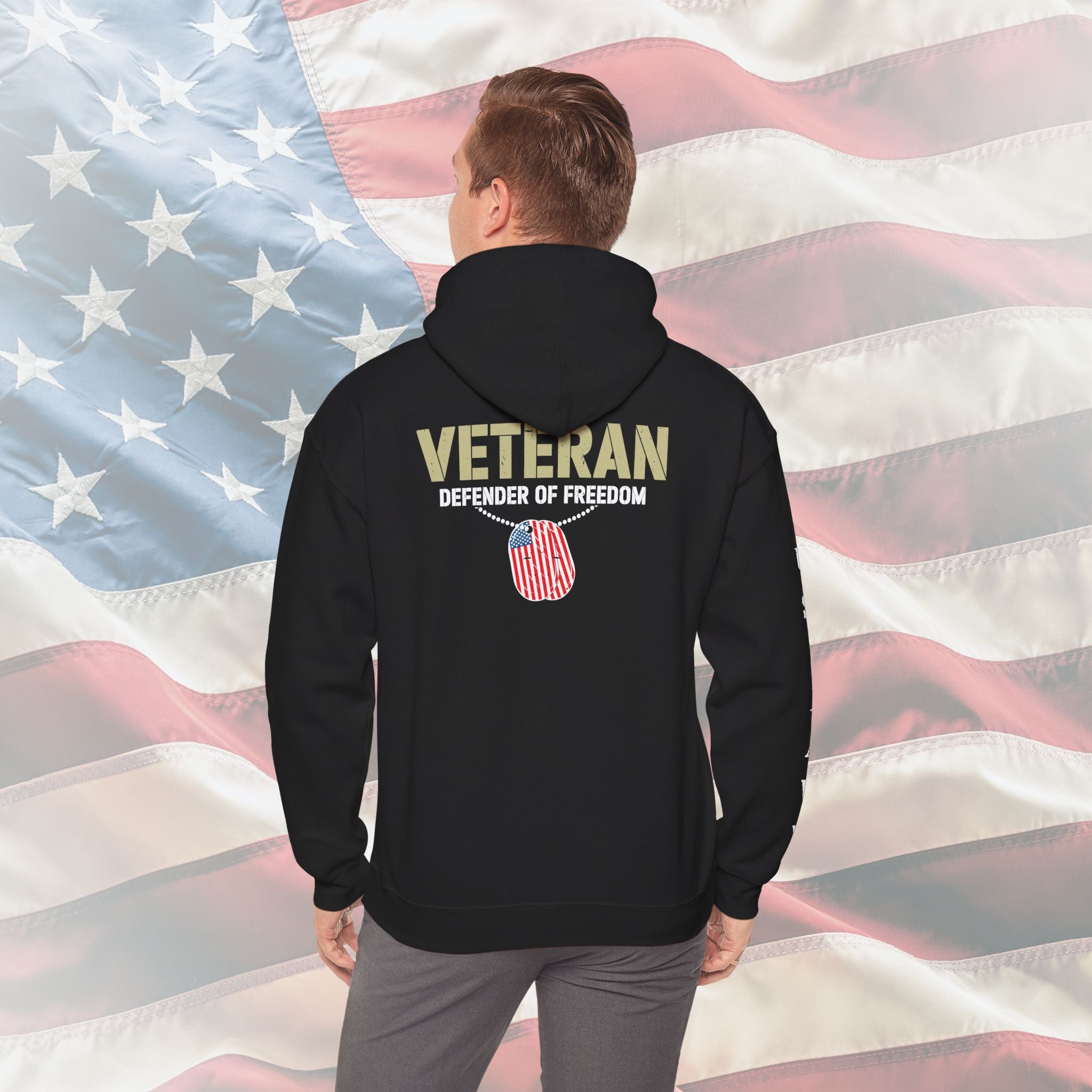 Veteran – Defender of Freedom – US Navy Hoodie
