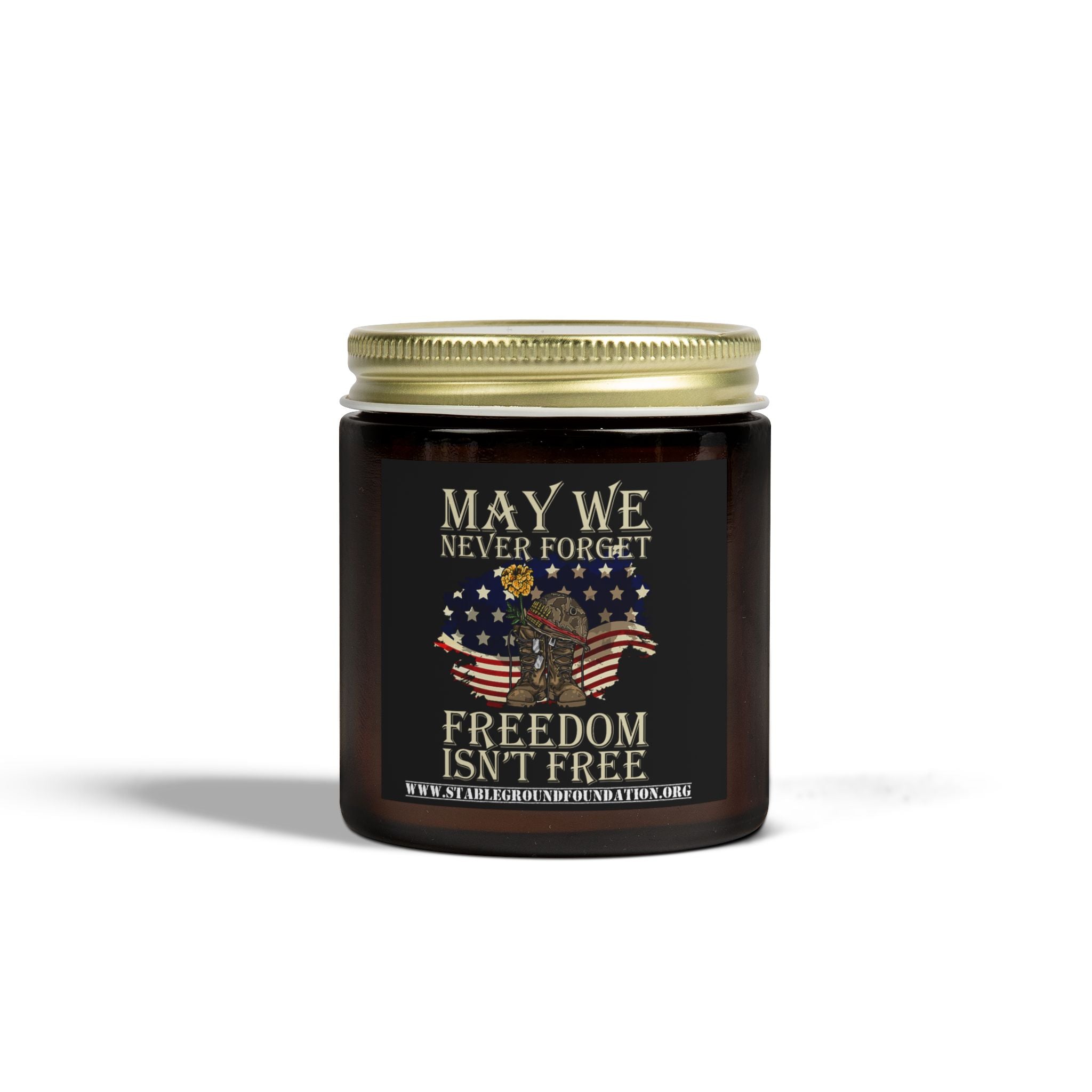 Freedom Isn’t Free Candle | Patriotic Remembrance Gift for Veterans