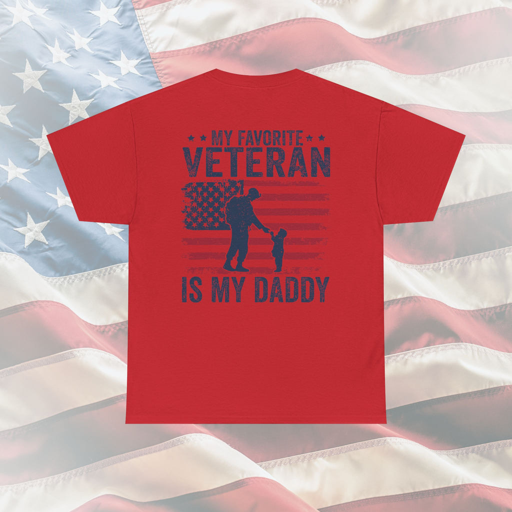 My Favorite Veteran is My Daddy: The Touching Tee for Proud Military Kids and Patriotic Fathers