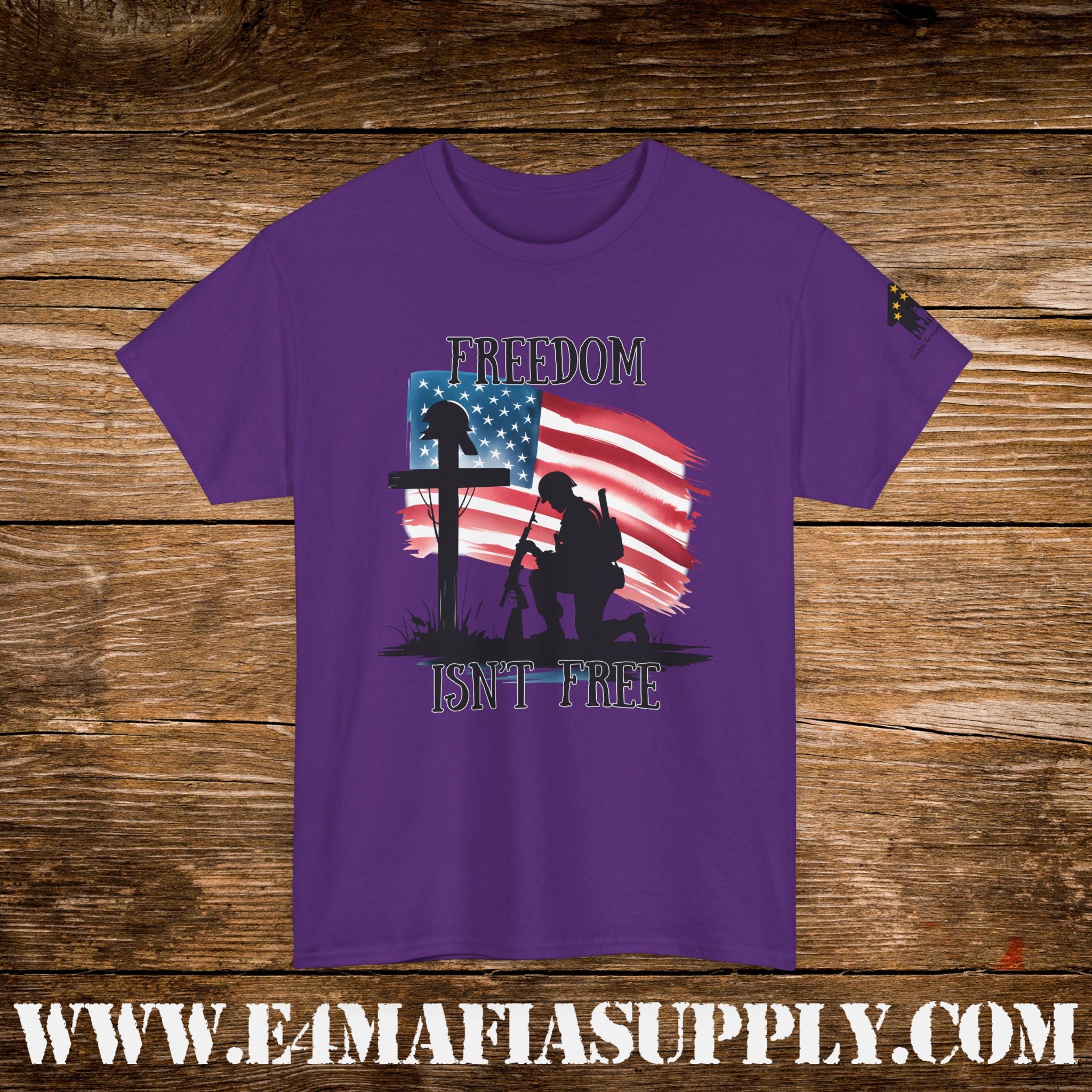 “Freedom Isn’t Free” – Patriotic Fallen Soldier Memorial T-Shirt