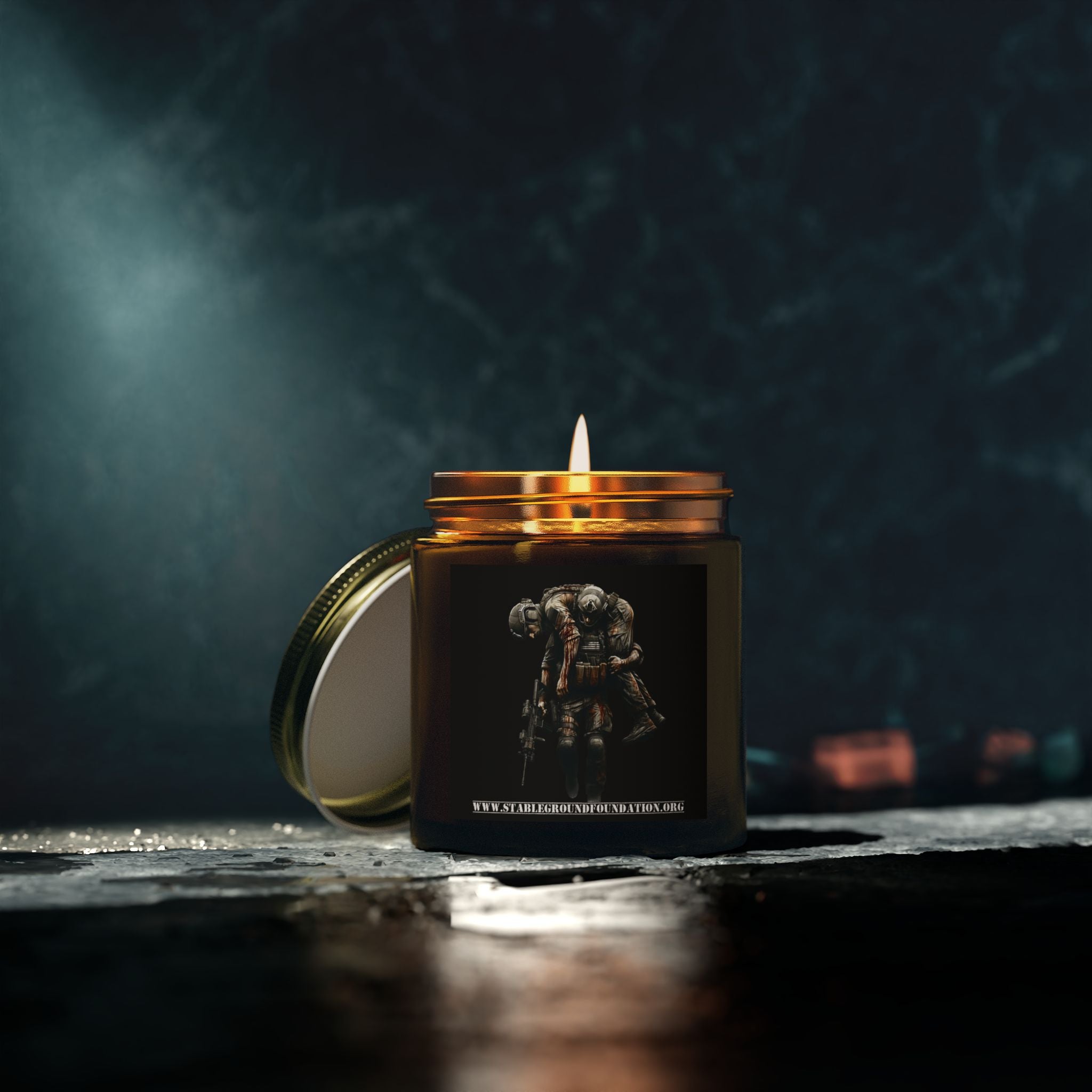 The Weight of Honor Candle – Remembering Those Who Carried Us Home
