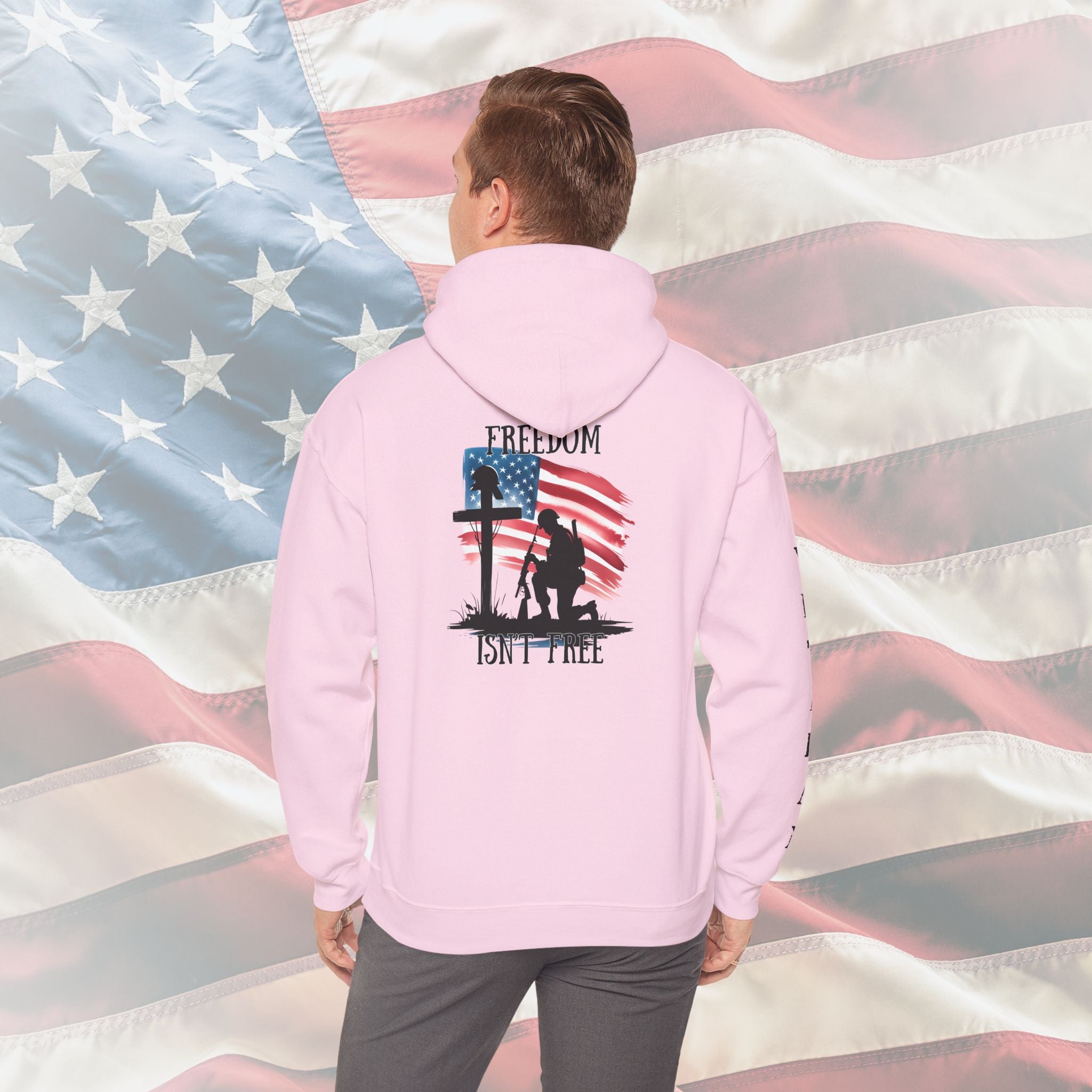 “Freedom Isn’t Free” Patriotic Veteran Memorial Hoodie