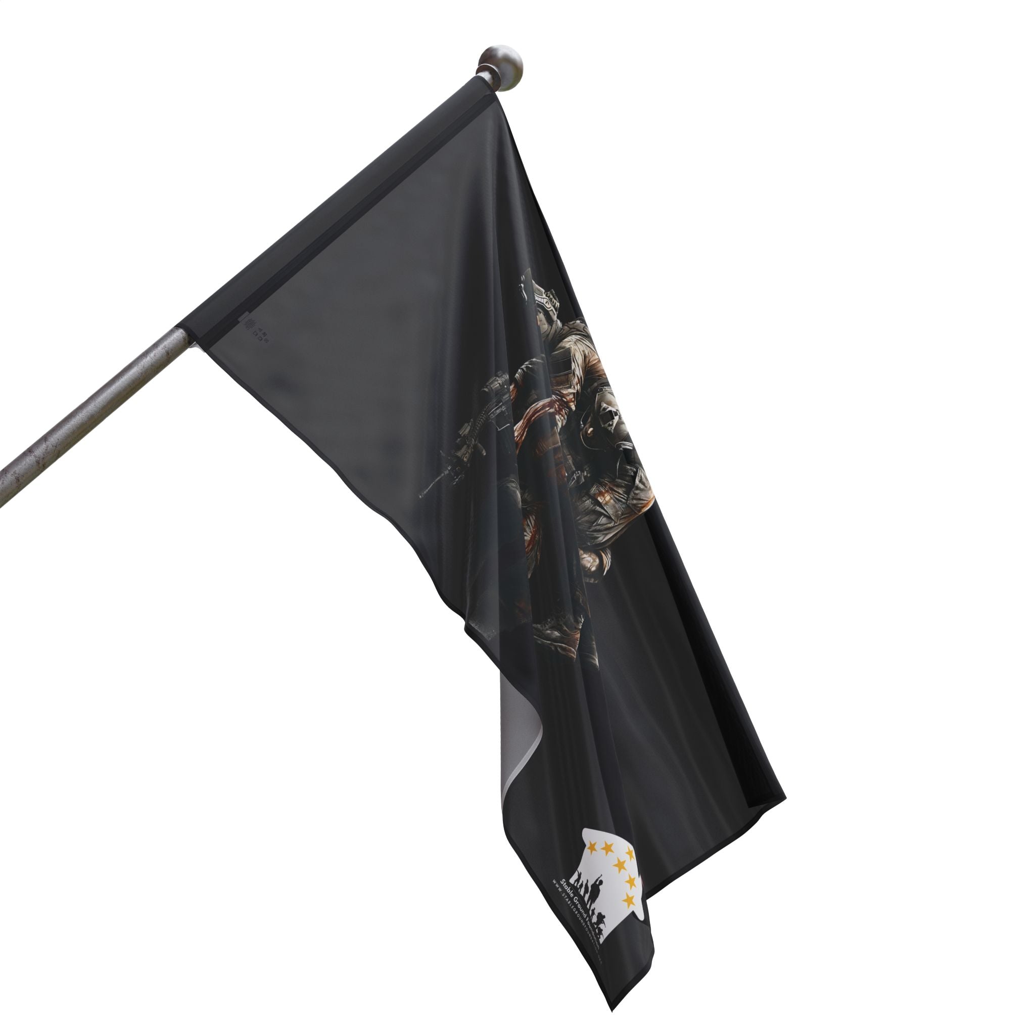 No One Left Behind — Patriotic Flag Honoring Sacrifice and Brotherhood