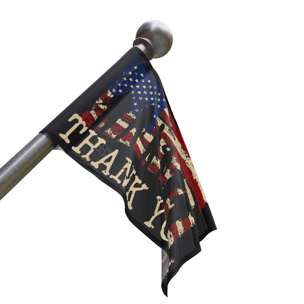 Thank You Veterans — Patriotic American Flag Honoring Our Heroes