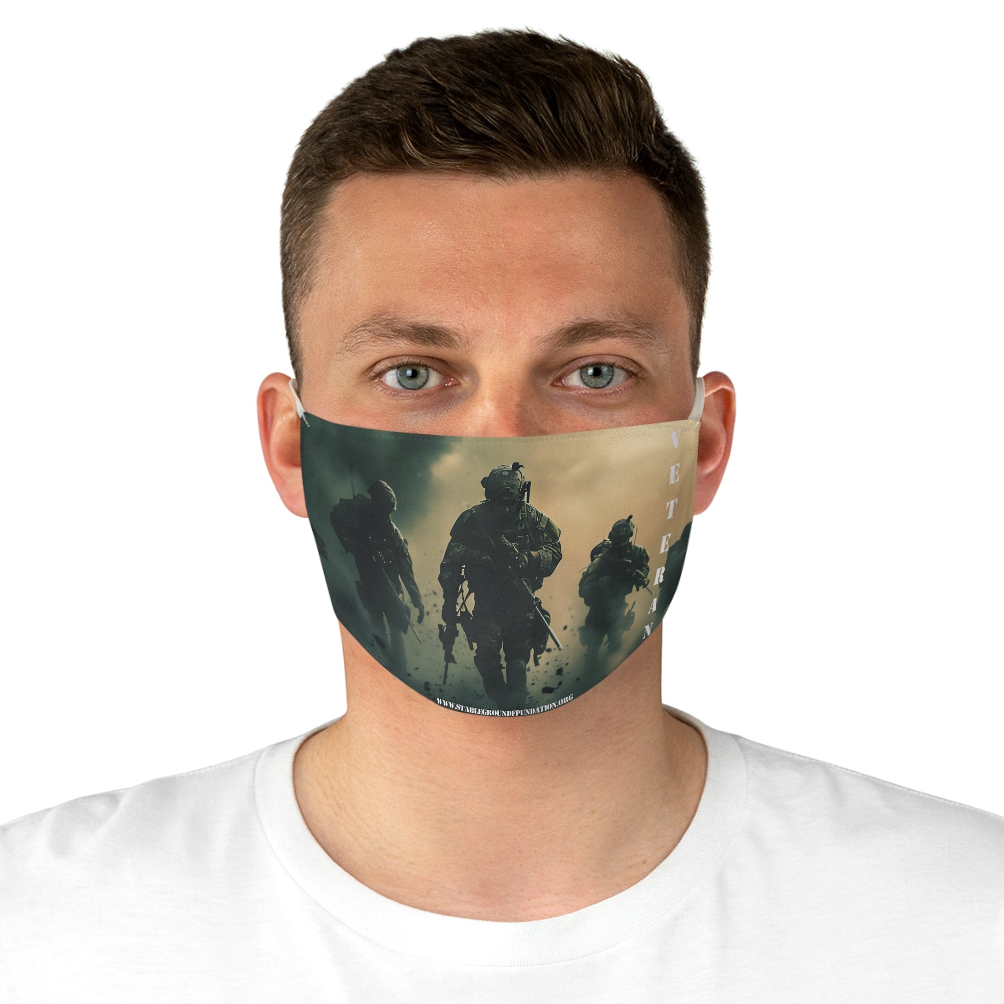 Battlefield Honor – Patriotic Veteran Soldiers Face Mask