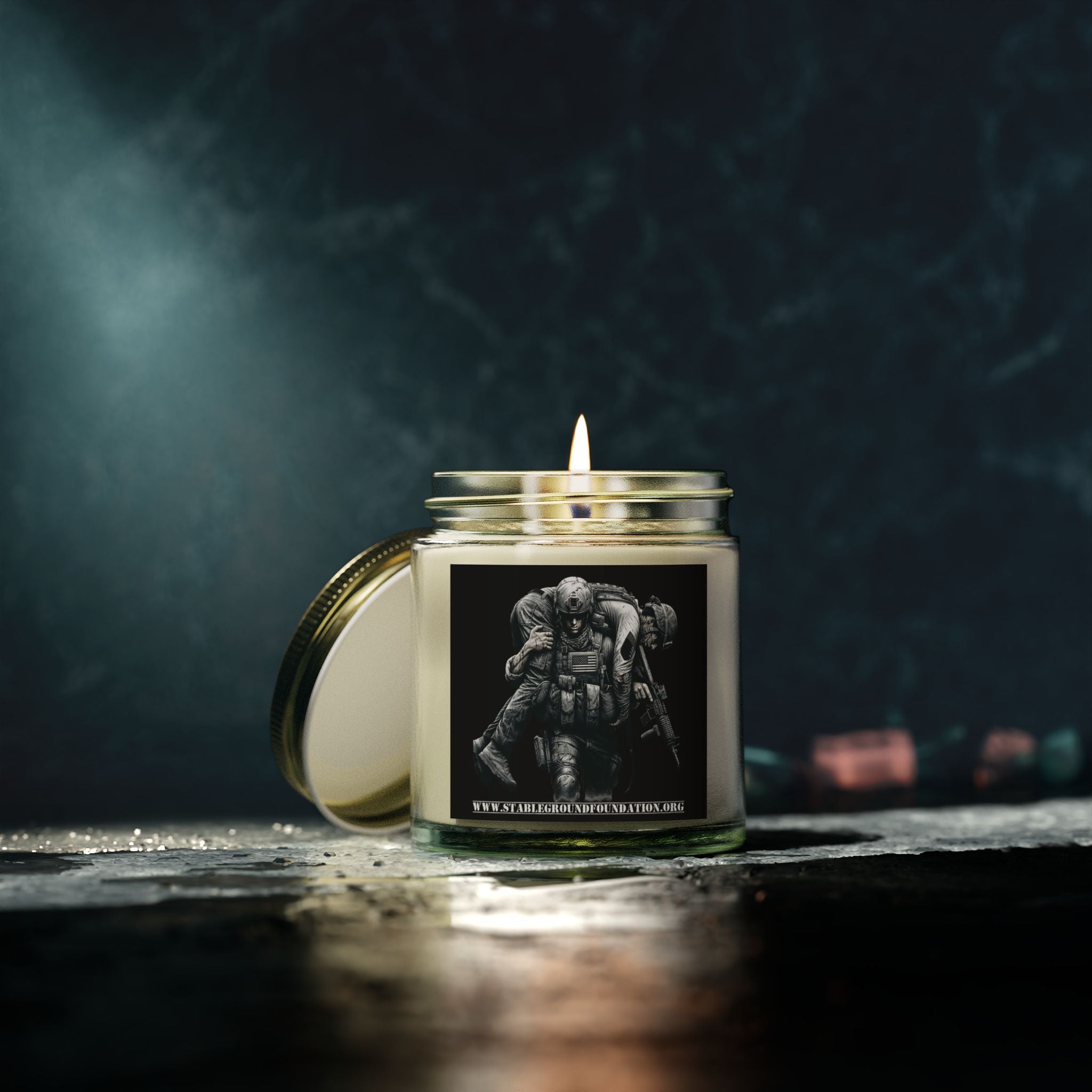 Brothers in Arms Candle – Honoring Sacrifice and Brotherhood Among Veterans