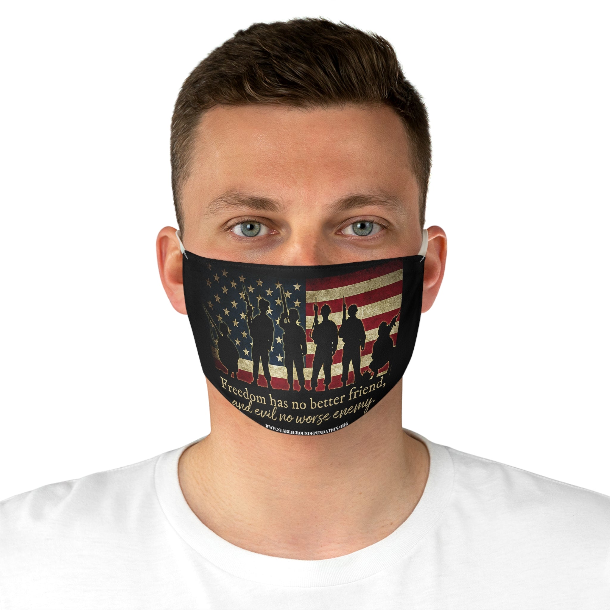 Freedom Has No Better Friend – Patriotic Veteran Face Mask