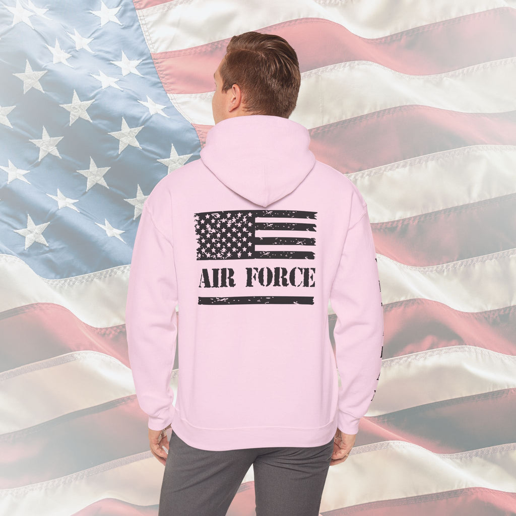 “Air Force Veteran Flag” Military Pride Hoodie