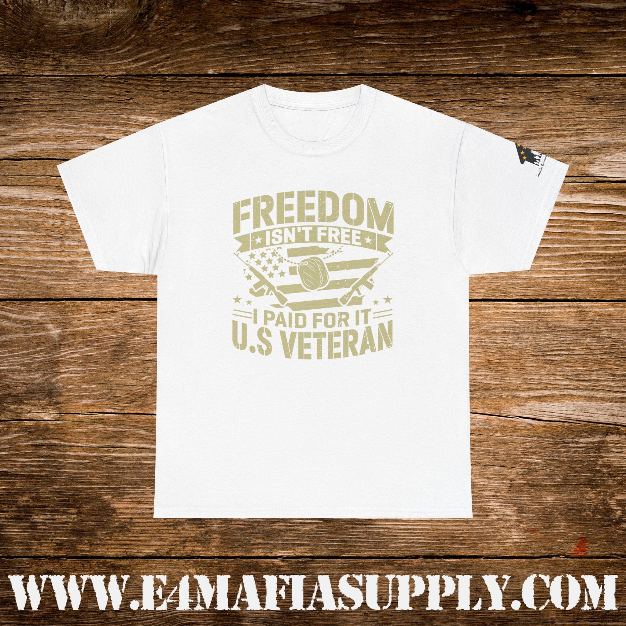 “Freedom Isn’t Free – I Paid for It” – U.S. Veteran Patriotic Military T-Shirt