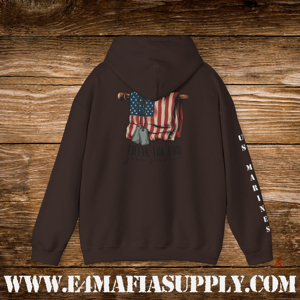 Thank You for Your Service – US Marines Hoodie