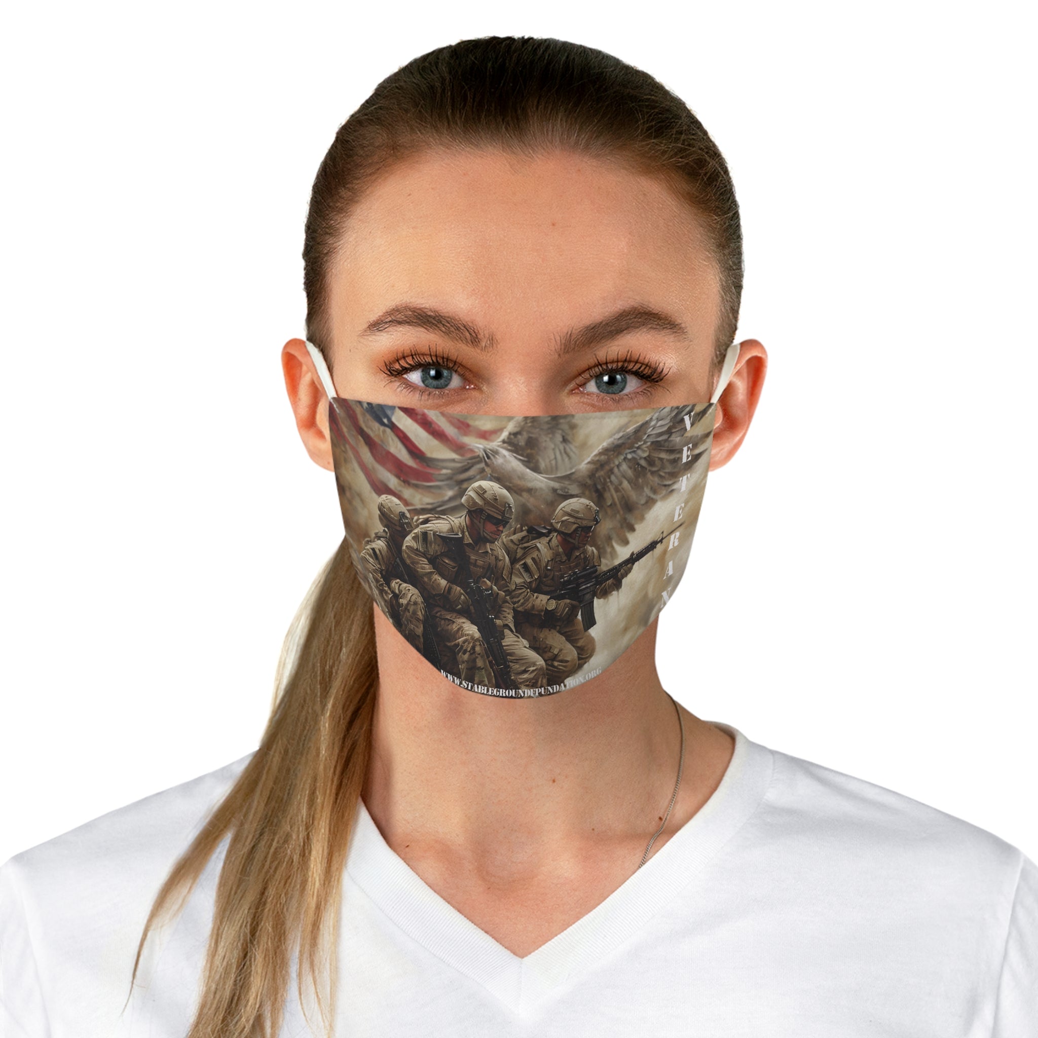 Guardian of Freedom – Angel Soldier Veteran Face Mask
