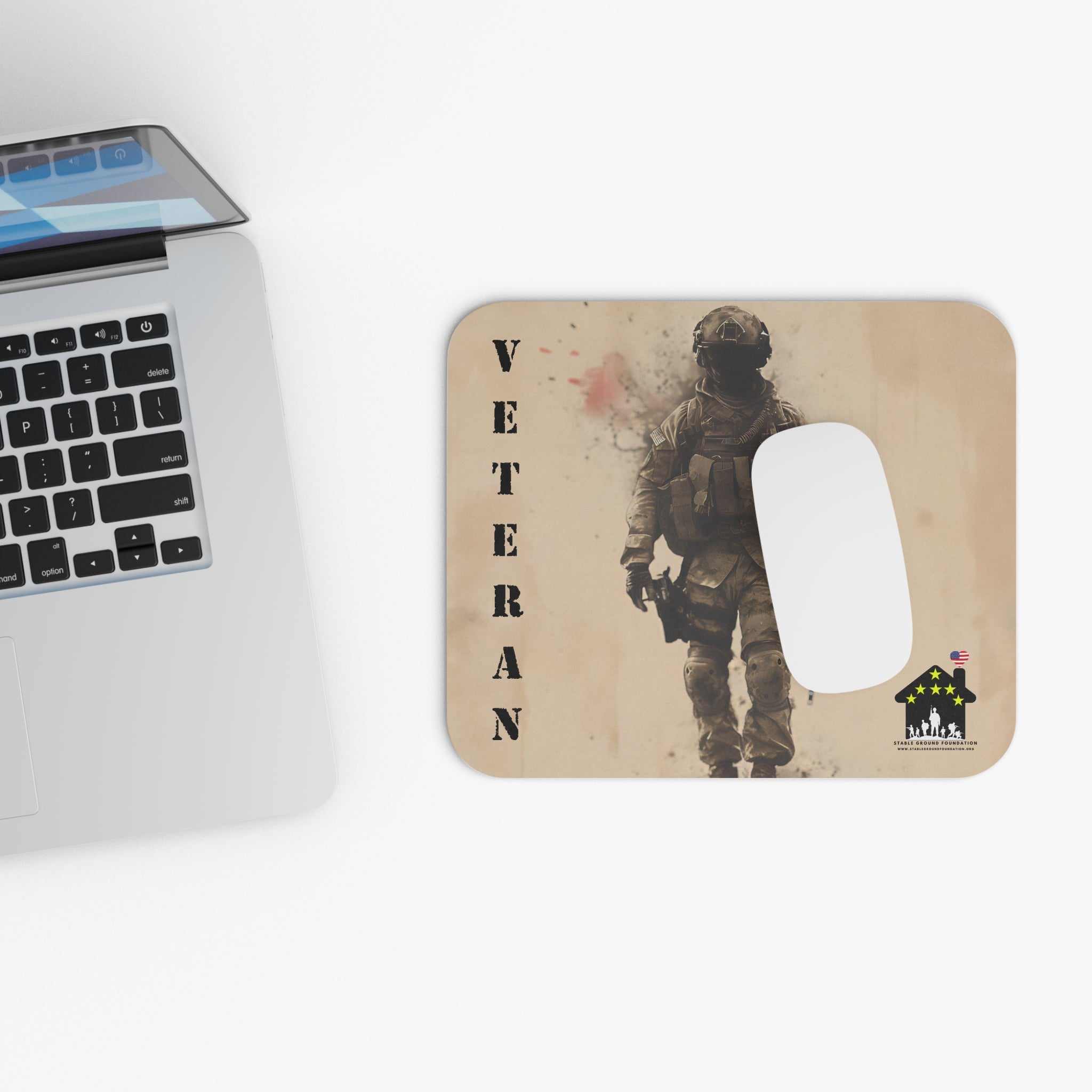 Desert Valor – American Veteran Mouse Pad