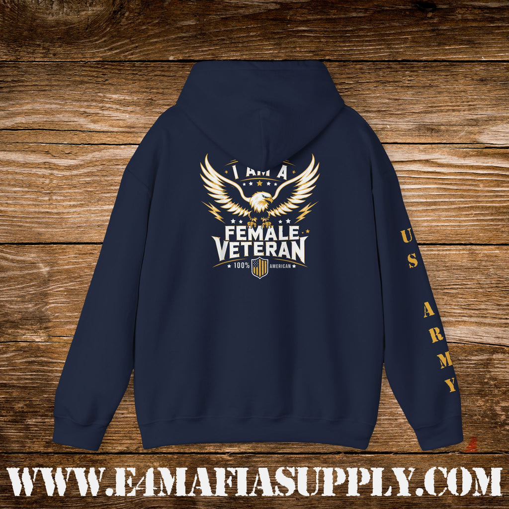 I Am a Female Veteran US Army Hoodie