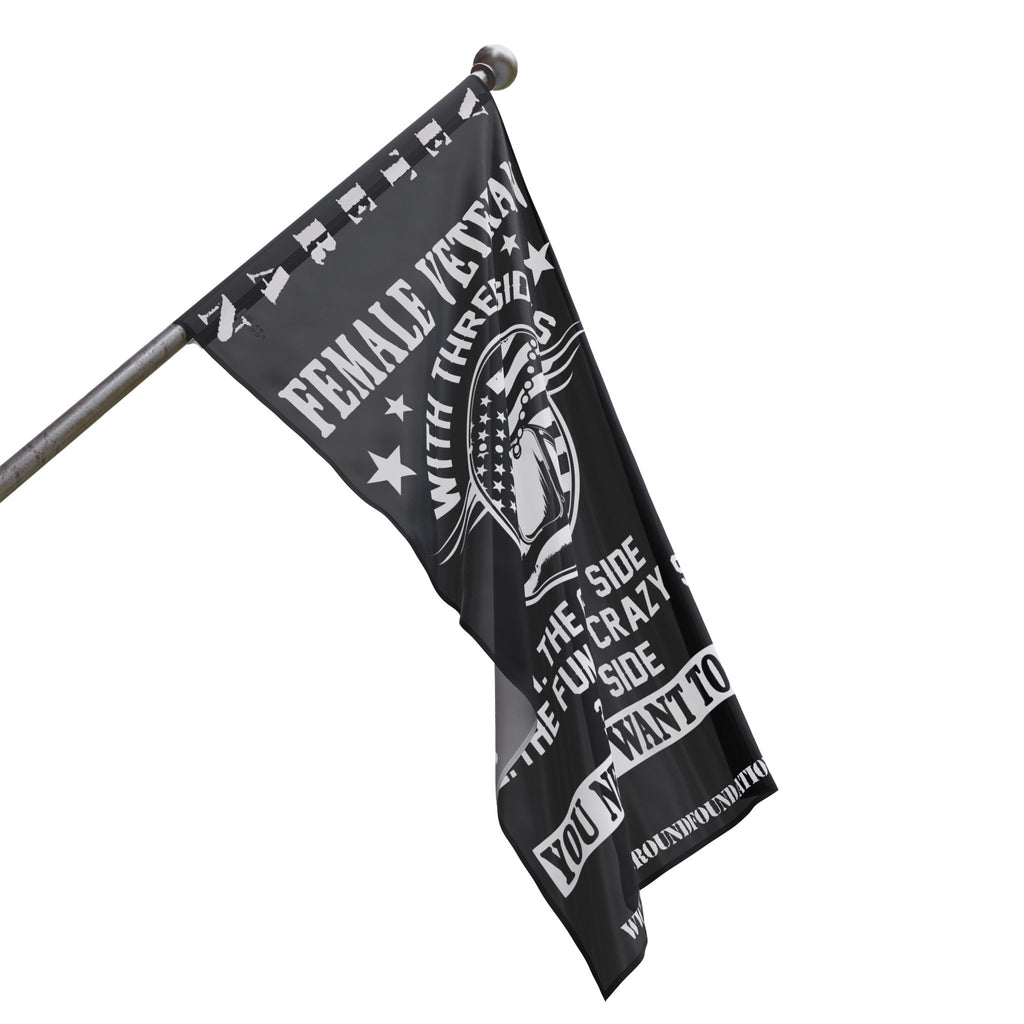 Female Veteran Flag — Three Sides of Strength, Sass, and Service