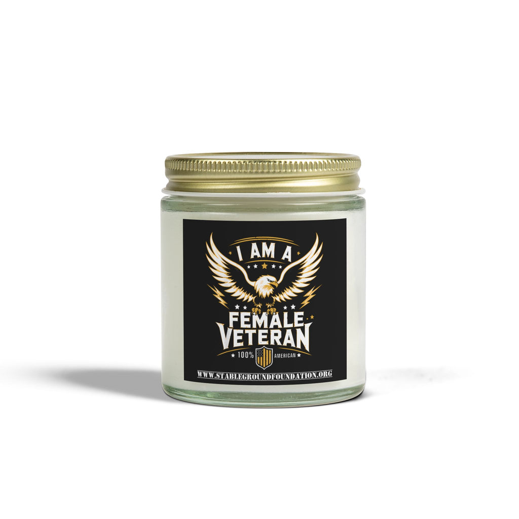 I Am a Female Veteran Candle – Strength, Pride, and American Spirit in Every Flame