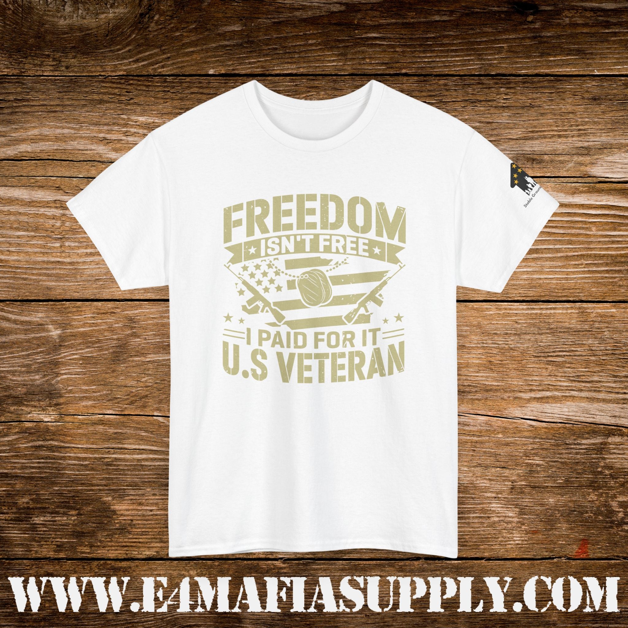 “Freedom Isn’t Free – I Paid for It” – U.S. Veteran Patriotic Military T-Shirt