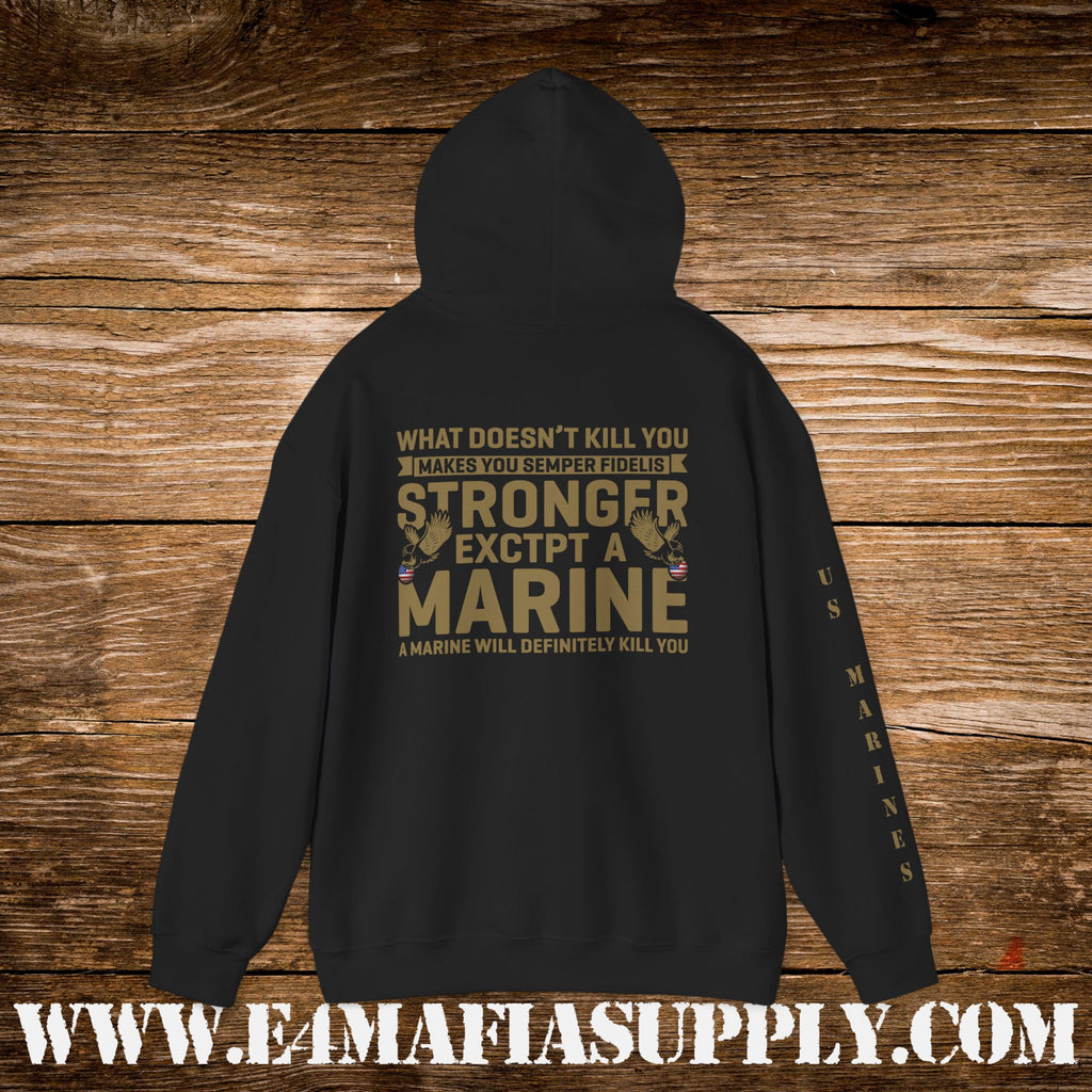 Copy of My Time in Uniform Is Over But Being a Veteran Never Ends – US Marines Hoodie