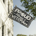 Proud Female Veteran — Bold Patriotic Flag Honoring Women Who Served