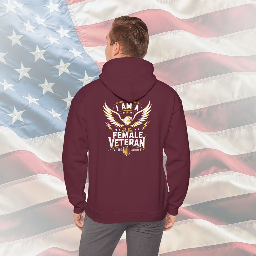 I Am a Female Veteran US Navy Hoodie