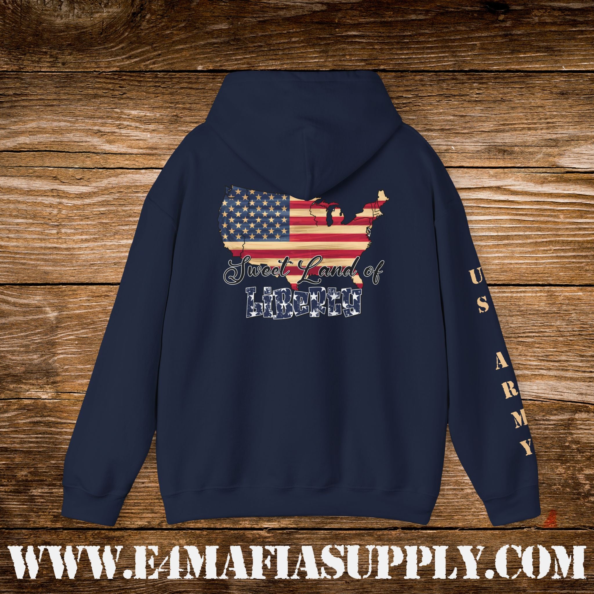 Land of the Free, Home of the Brave – US Army Hoodie