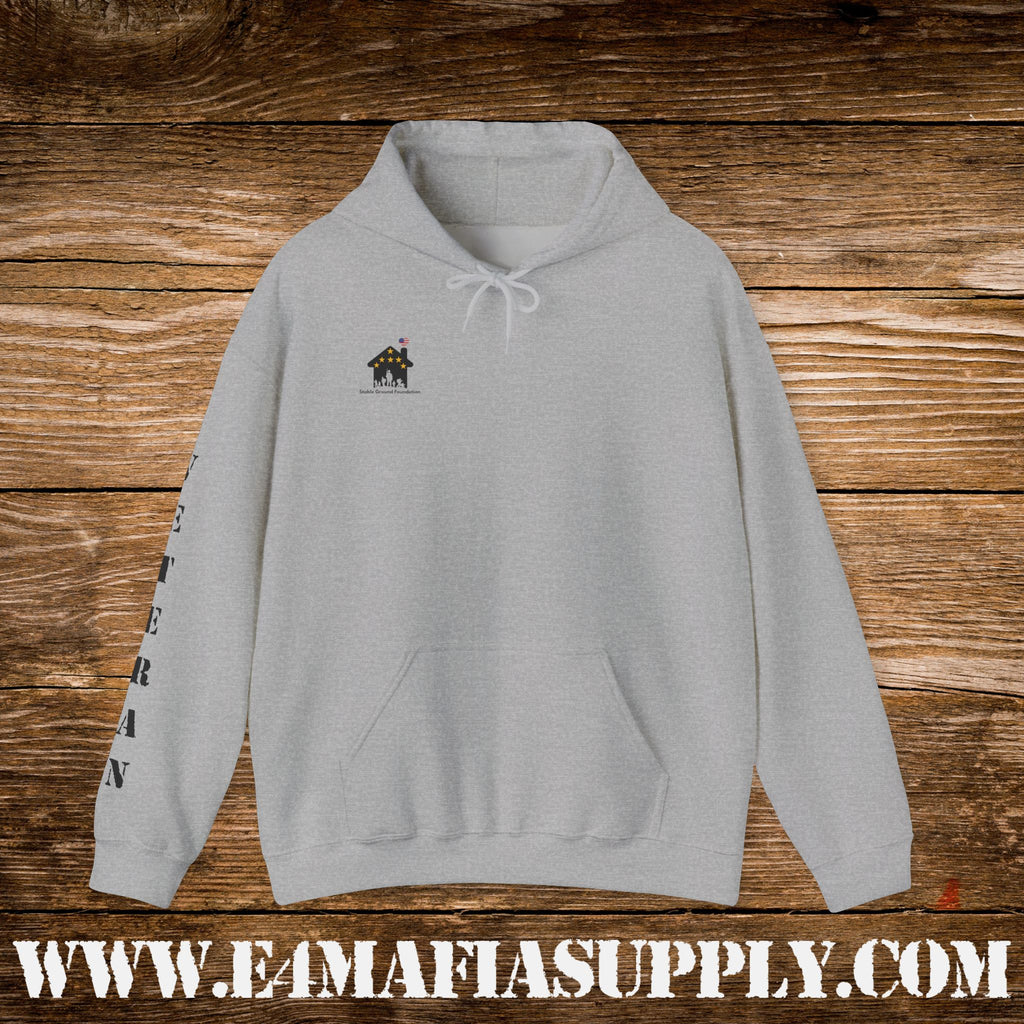 “Here’s to the Ones That Didn’t Make It Home” Patriotic Veteran Memorial Hoodie