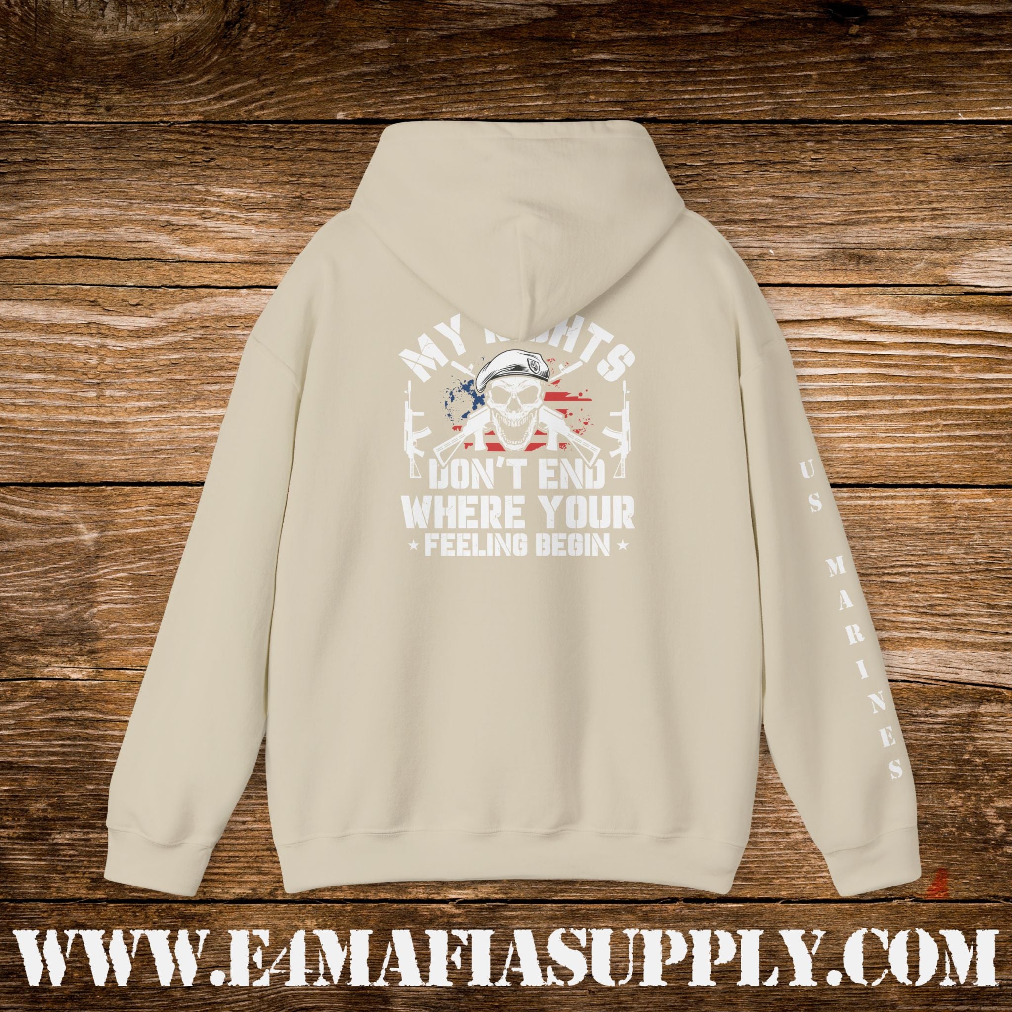 My Rights Don’t End Where Your Feelings Begin – US Marines Hoodie
