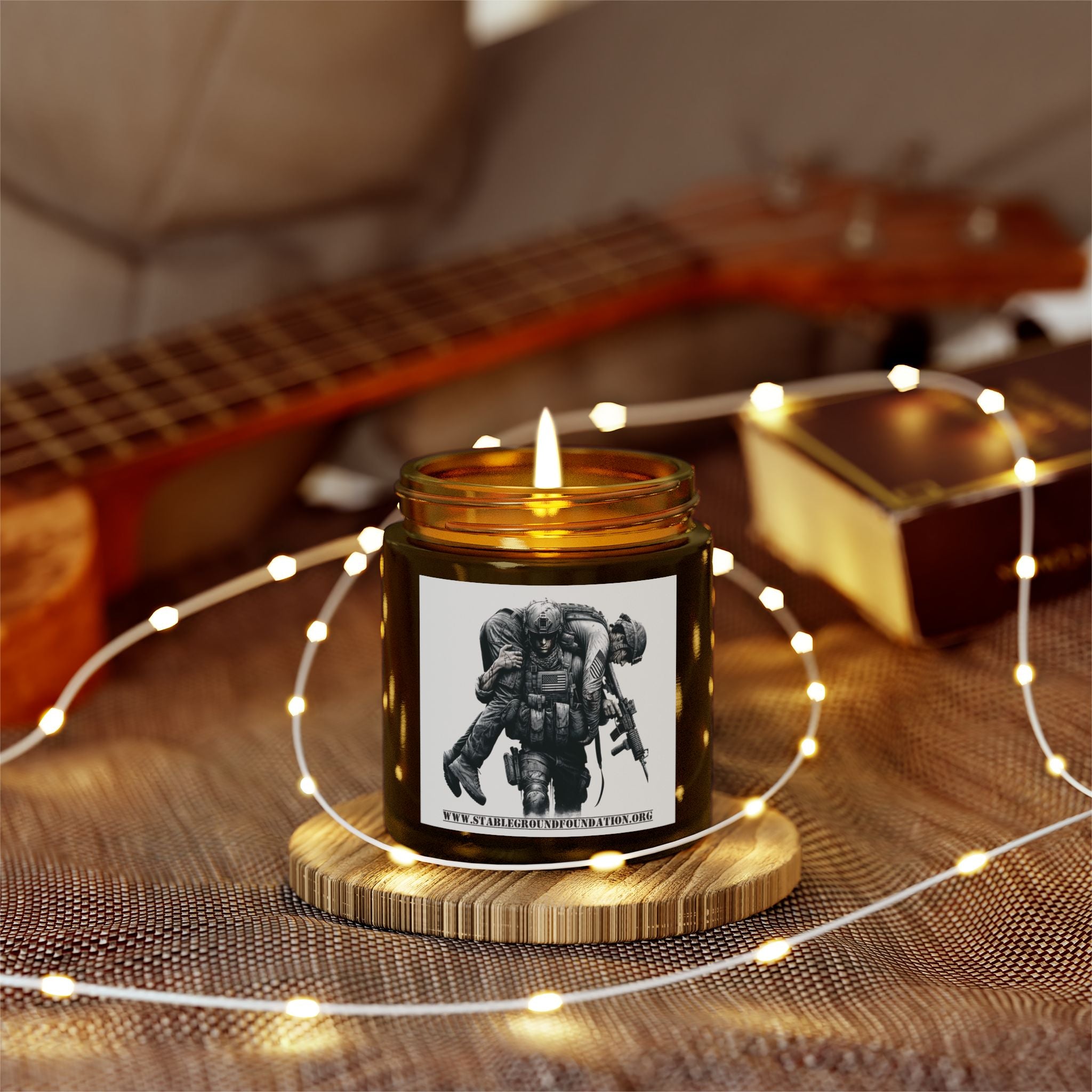 Brothers in Arms Candle – Honoring the Fallen, Supporting the Living