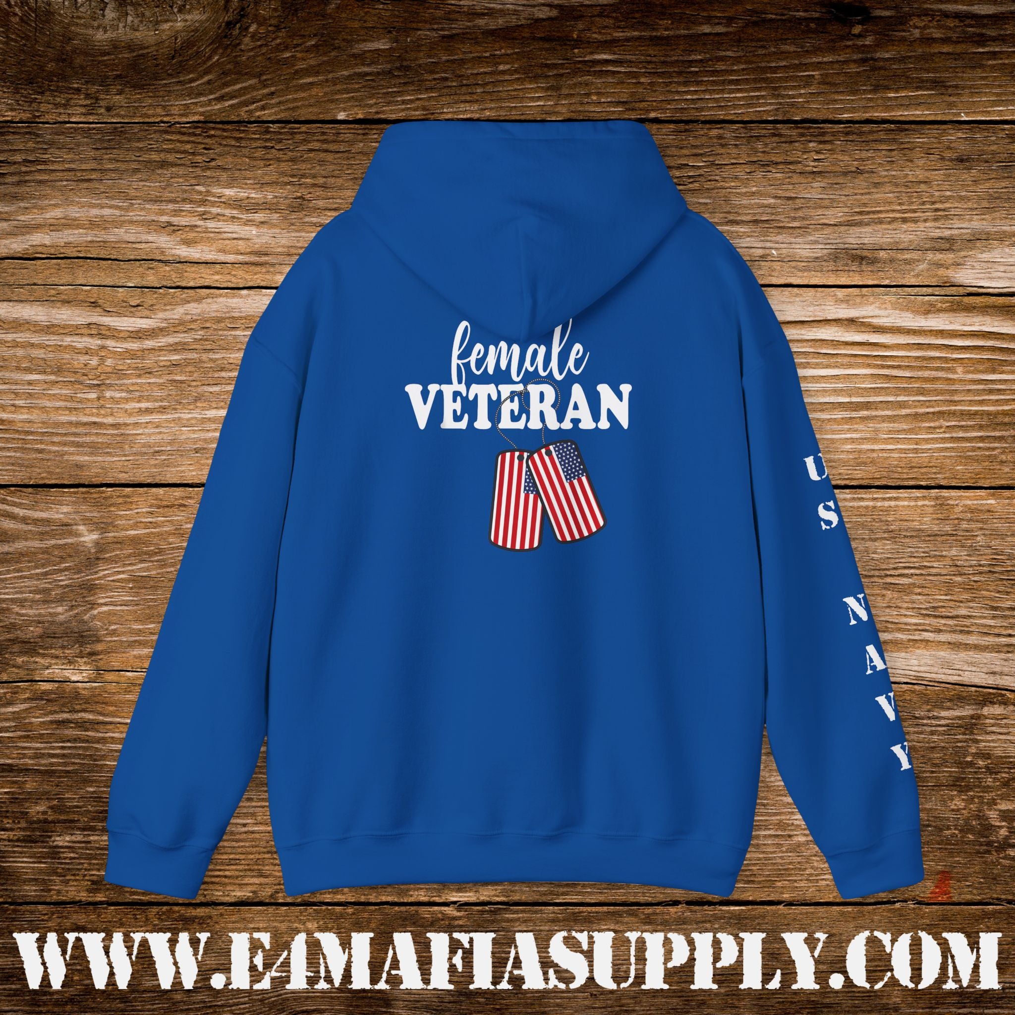 Female Veteran US Navy Hoodie