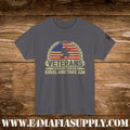 “Veteran of the United States Navy” – Patriotic American Flag T-Shirt