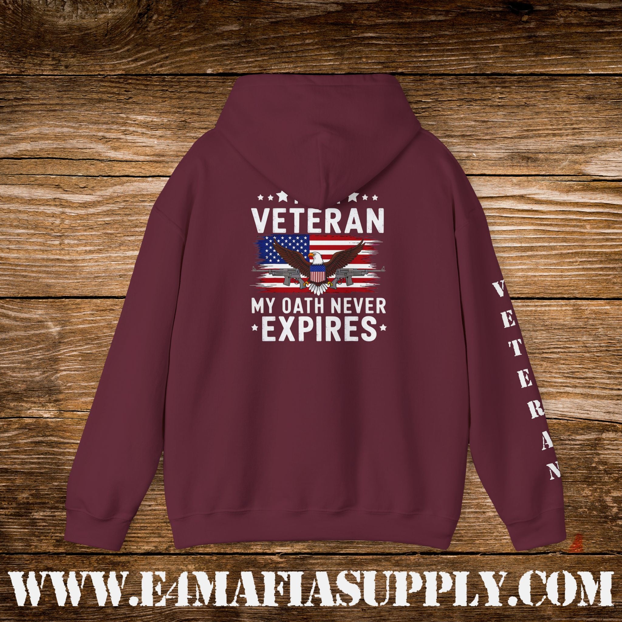 Copy of “Army Veteran Flag” Military Pride Hoodie