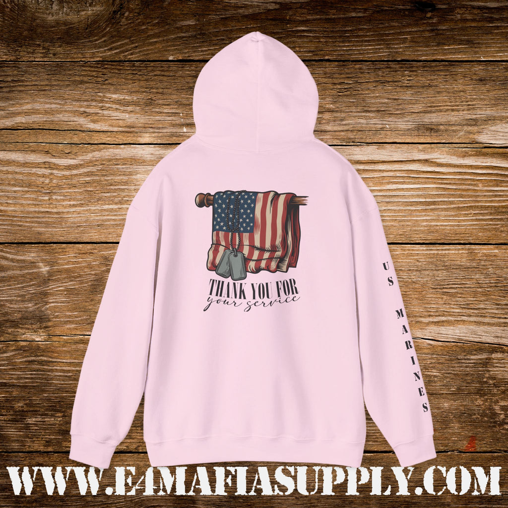 Thank You for Your Service – US Marines Hoodie