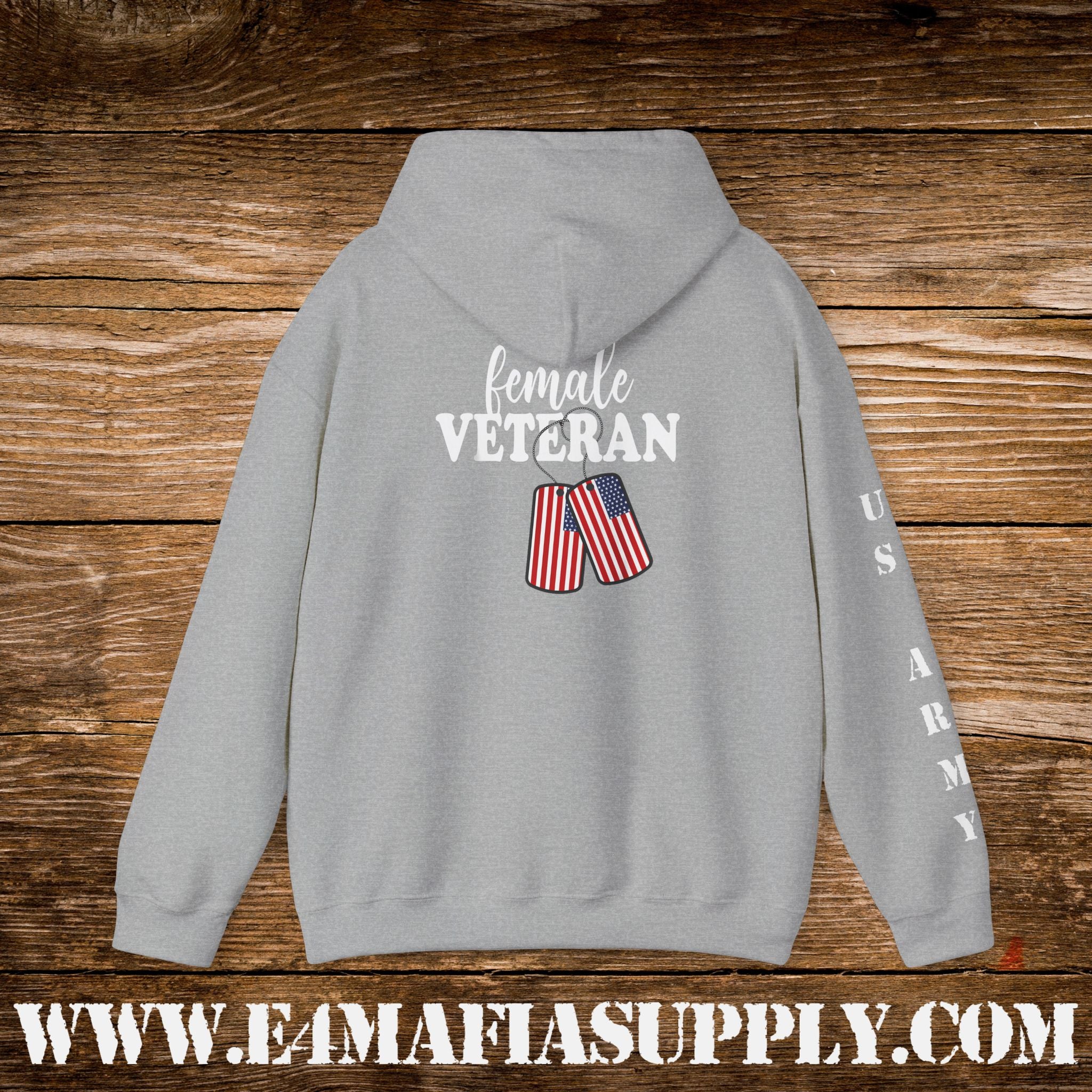 Female Veteran US Army Hoodie