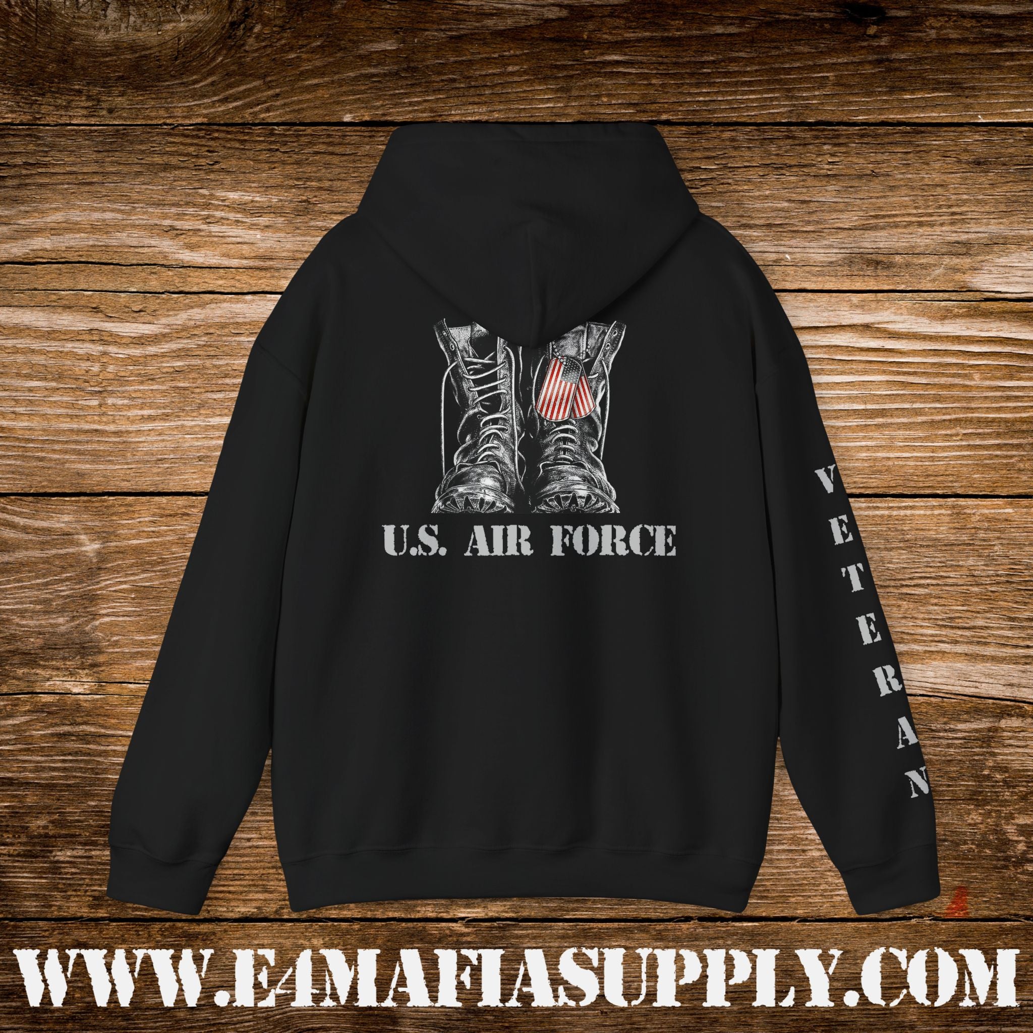 U.S. Air Force Combat Boots Veteran Hoodie