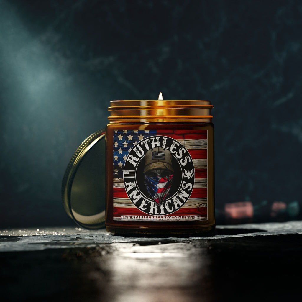 Ruthless American Candle | Bold Patriotic Gift for Veterans & Proud Patriots