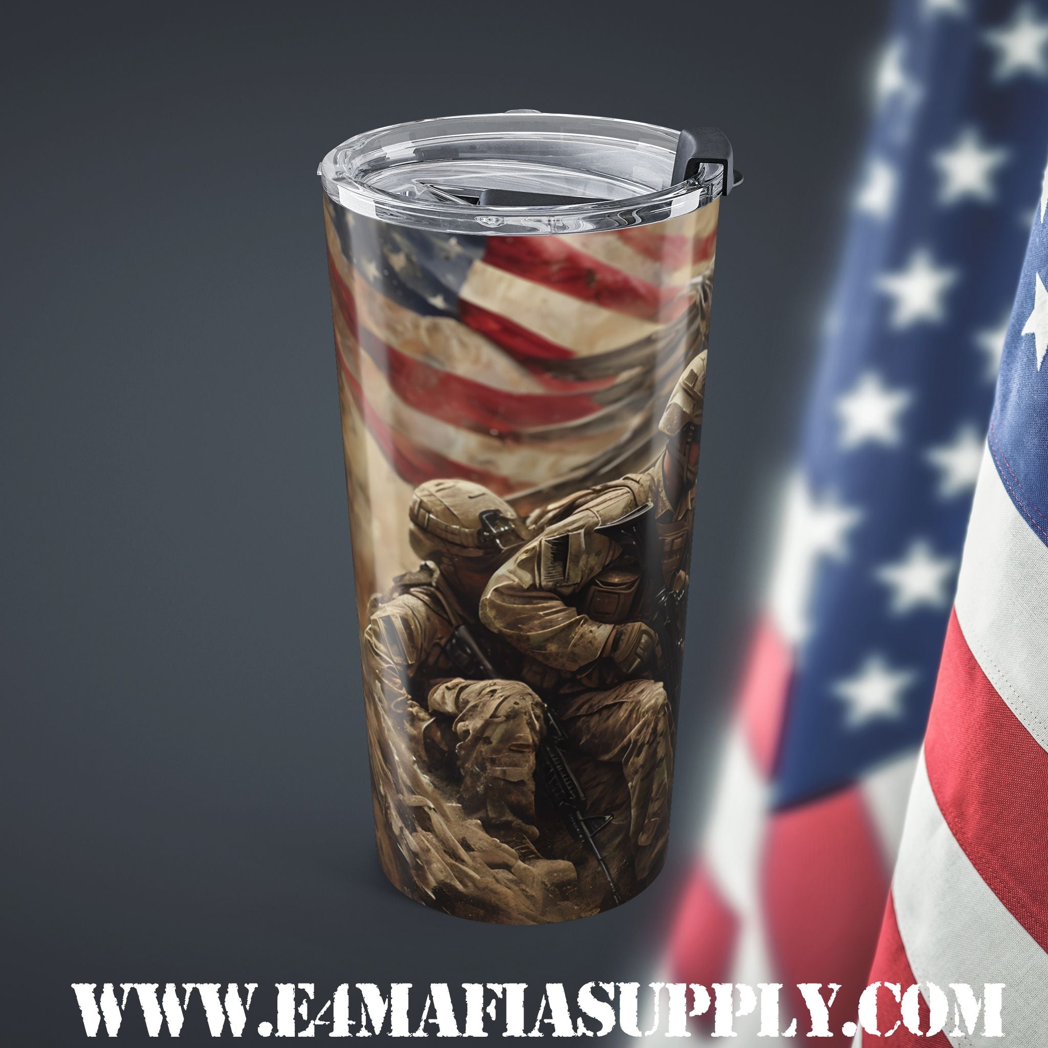 Brothers in Battle — Military Tumbler for Those Who’ve Got Each Other’s Six