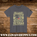 “I’m a Dad, Grandpa & a Veteran — Nothing Scares Me” – Funny Patriotic Veteran T-Shirt