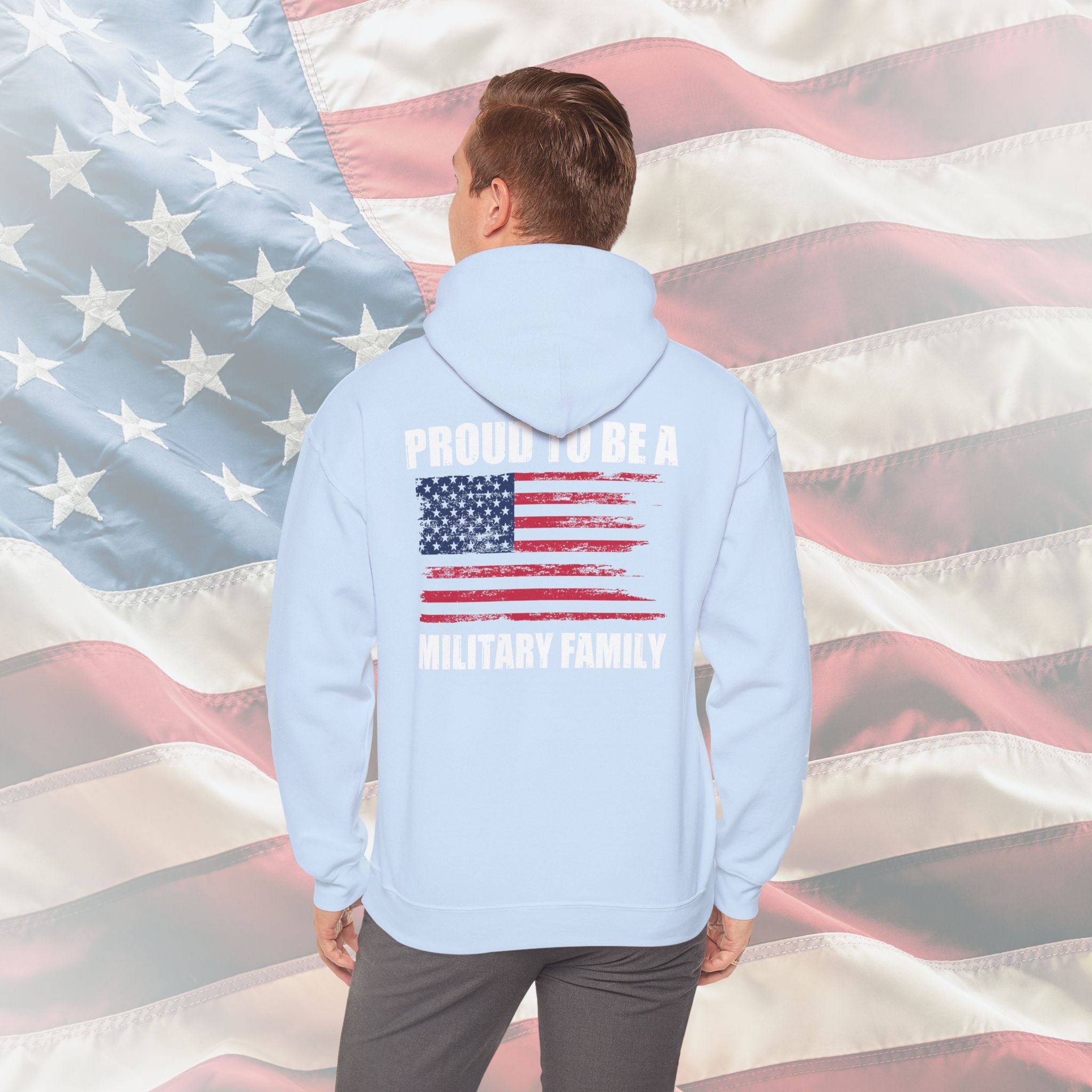 Proud to Be a Military Family – US Navy Hoodie