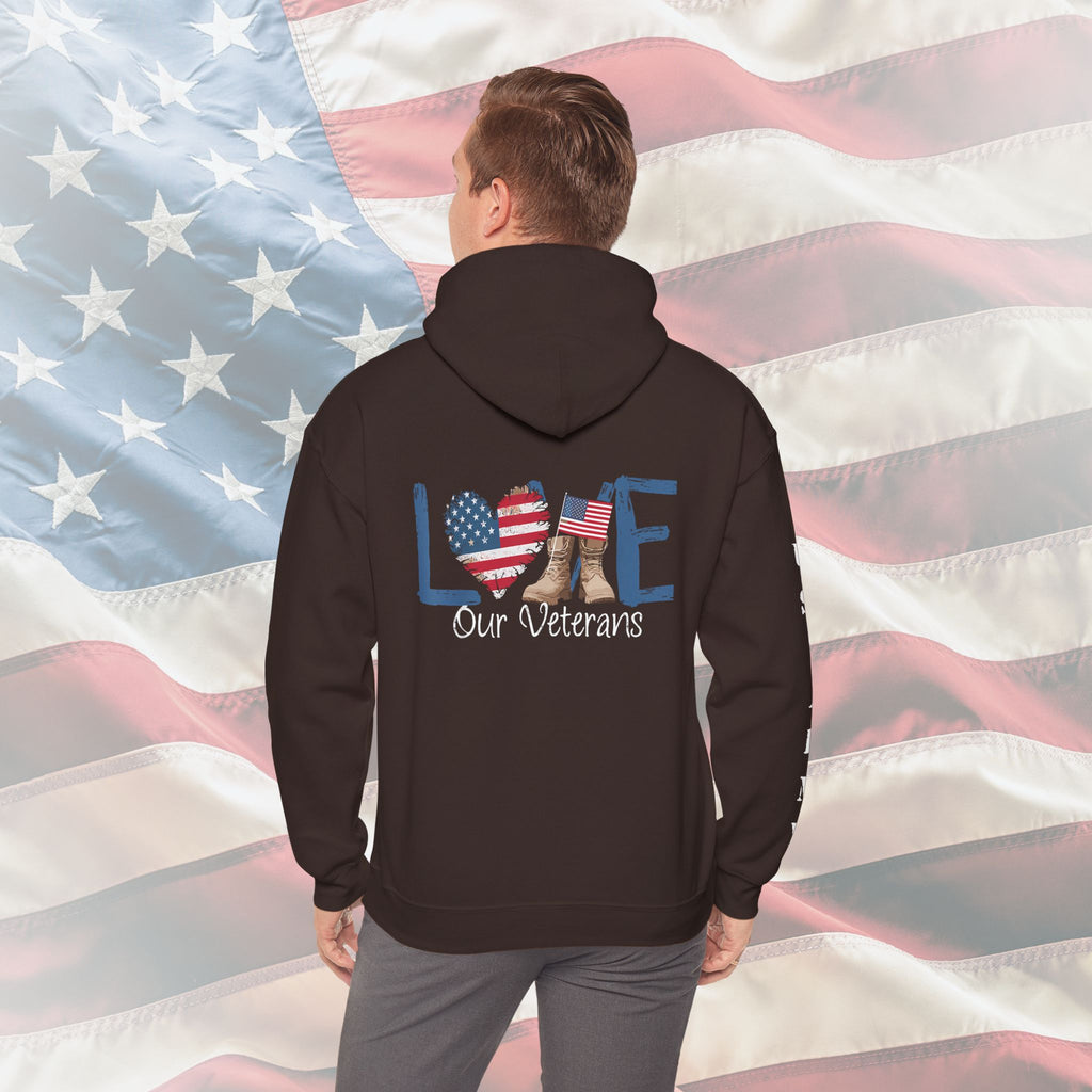 Love Our Veterans US Army Hoodie
