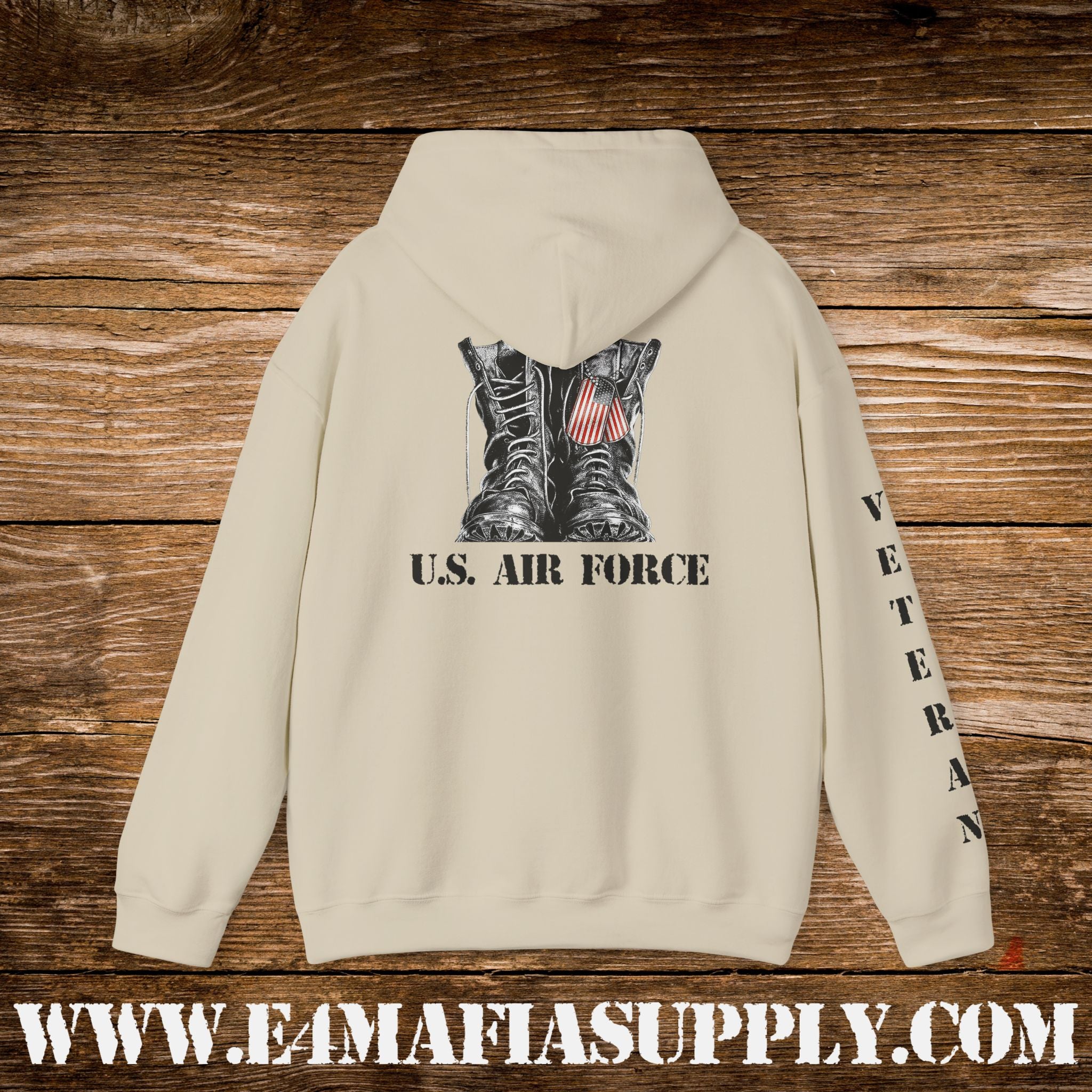 U.S. Air Force Combat Boots Veteran Hoodie