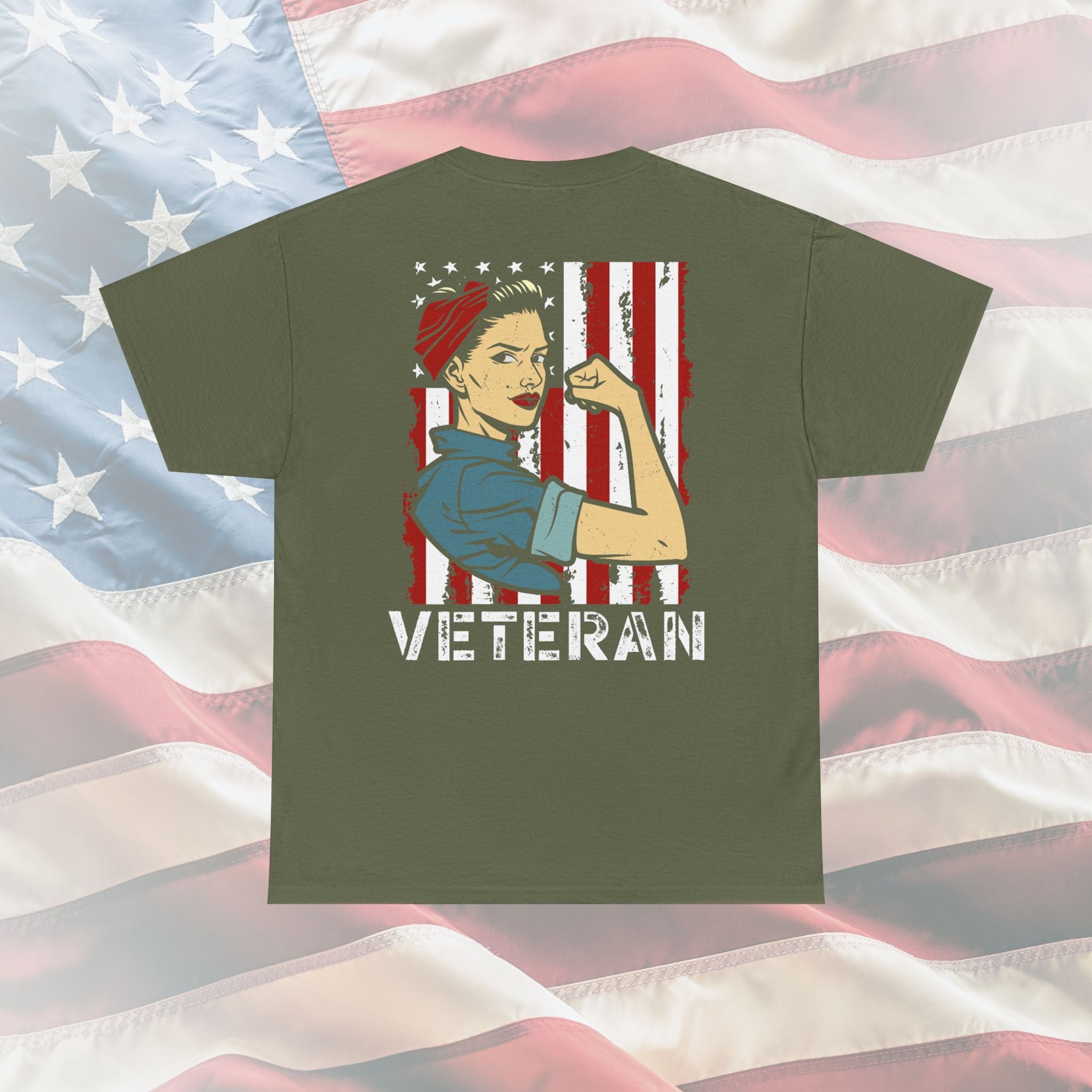 We Can Do It! The Rosie the Riveter Veteran Tee Celebrating Fierce Military Women