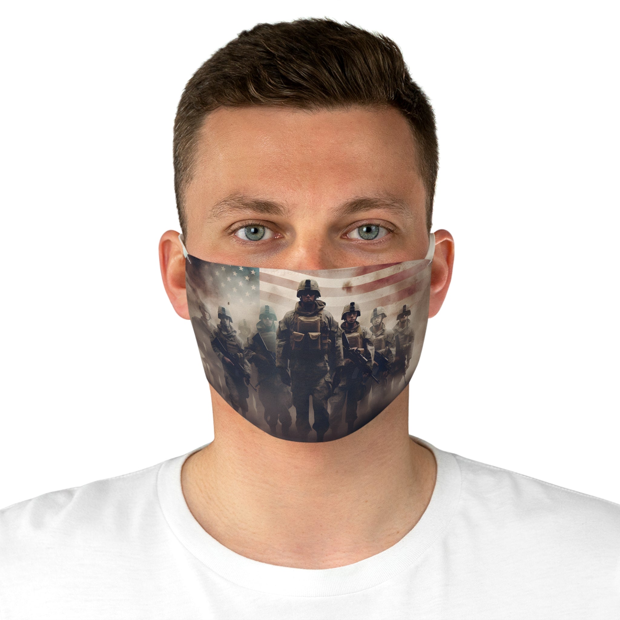Stand Strong – American Soldiers Patriotic Face Mask