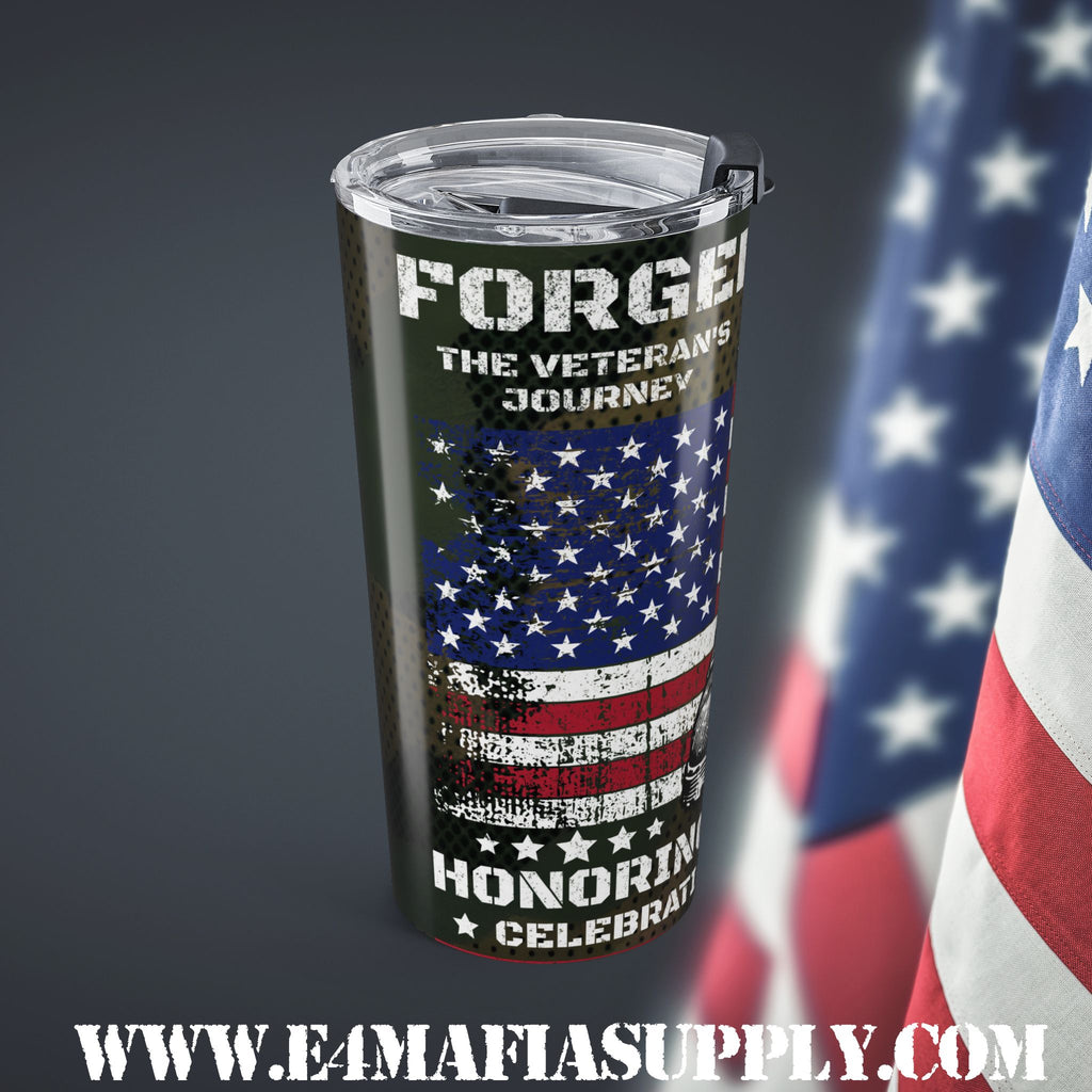 Forged in Duty — Veteran Tribute Tumbler Honoring Service and Sacrifice