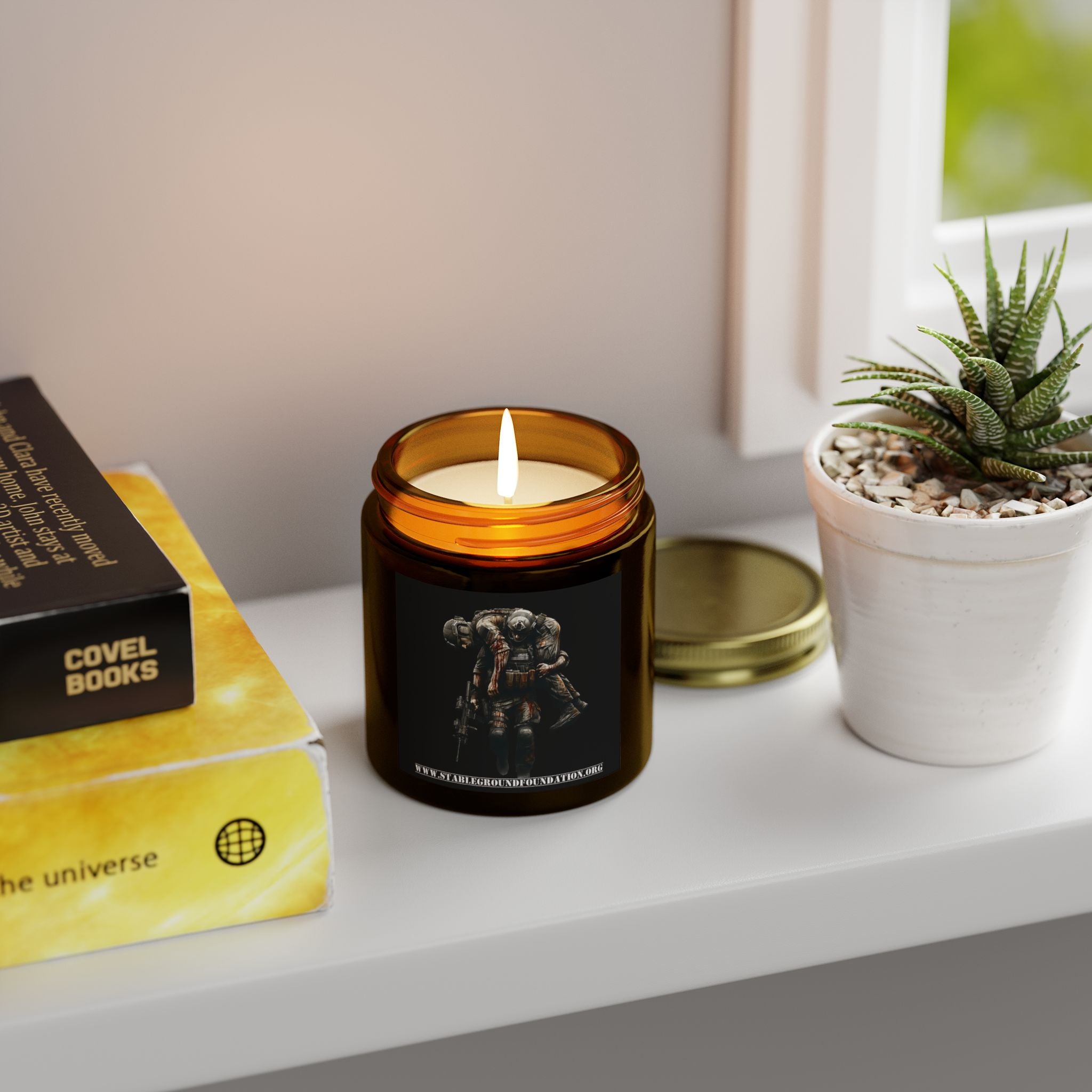 The Weight of Honor Candle – Remembering Those Who Carried Us Home