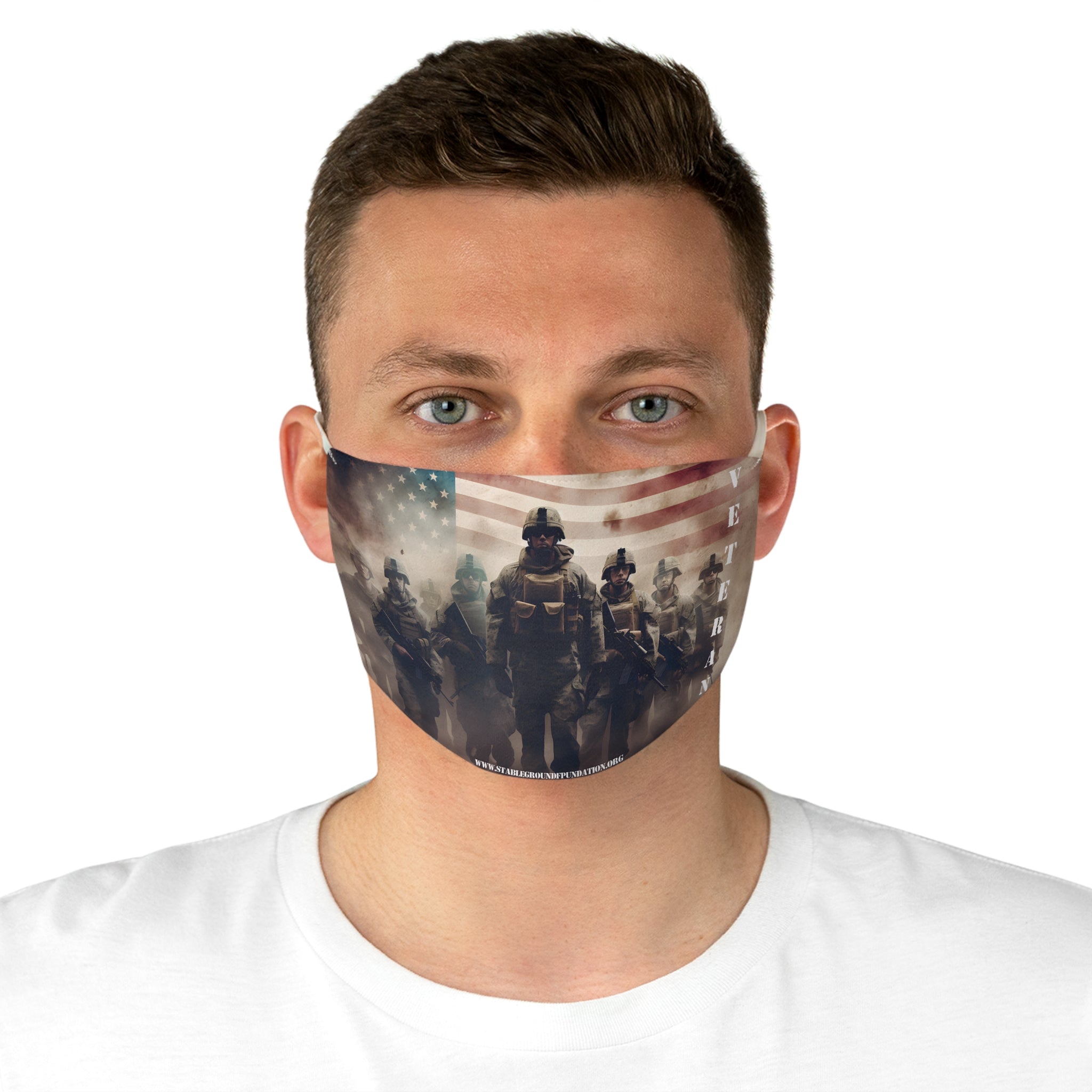 Marching Heroes – American Veteran Pride Face Mask