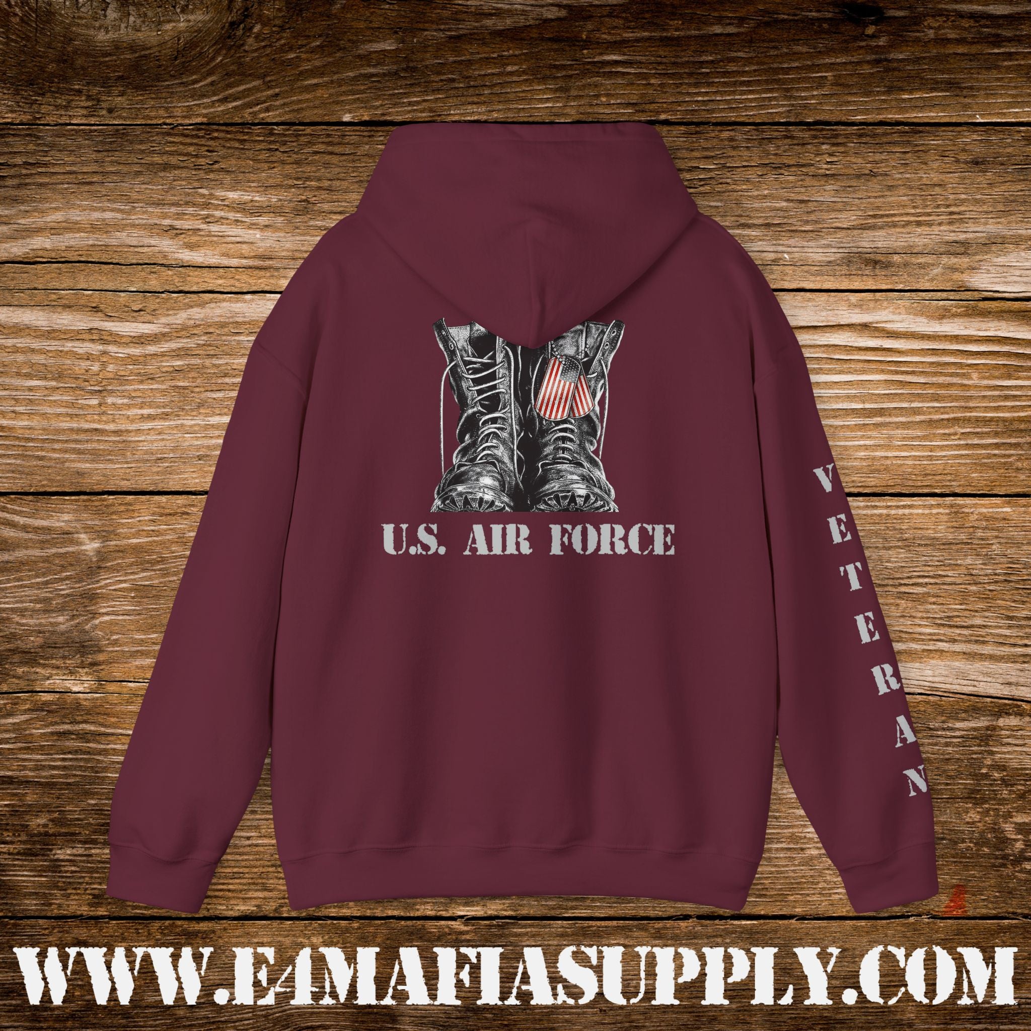 U.S. Air Force Combat Boots Veteran Hoodie