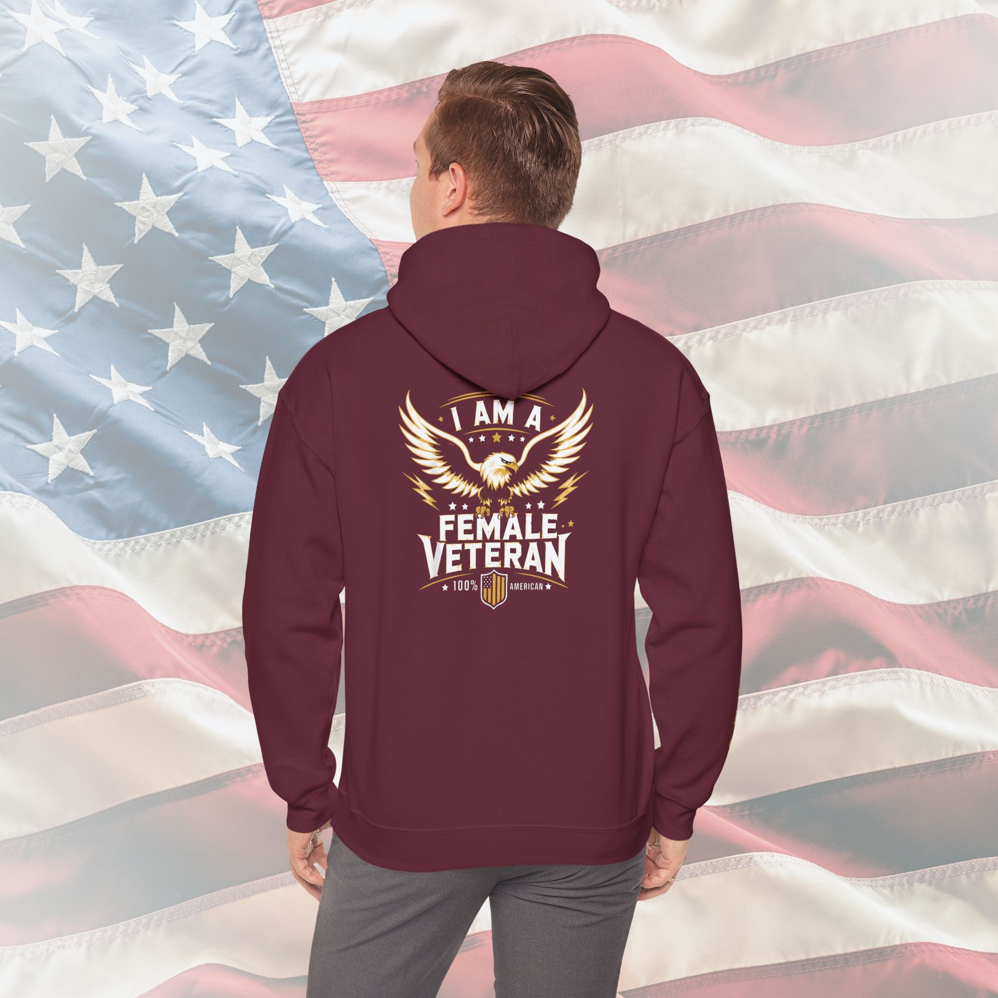 I Am a Female Veteran US Air Force Hoodie