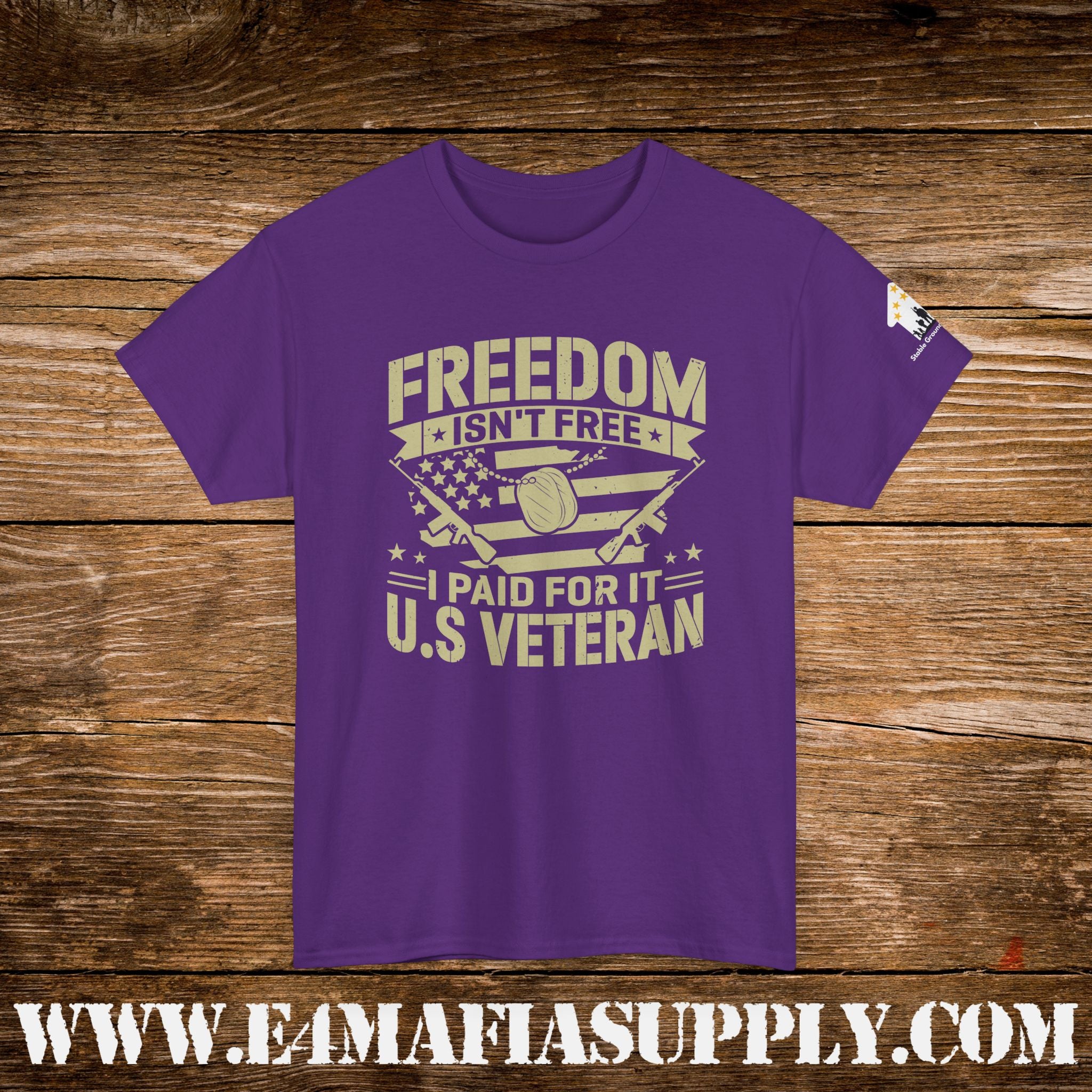 “Freedom Isn’t Free – I Paid for It” – U.S. Veteran Patriotic Military T-Shirt
