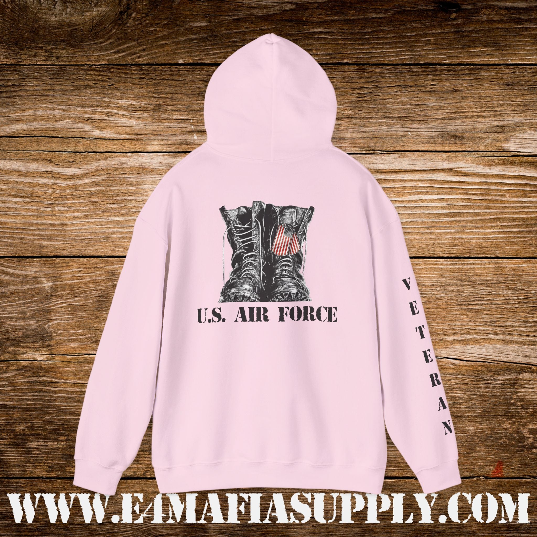 U.S. Air Force Combat Boots Veteran Hoodie