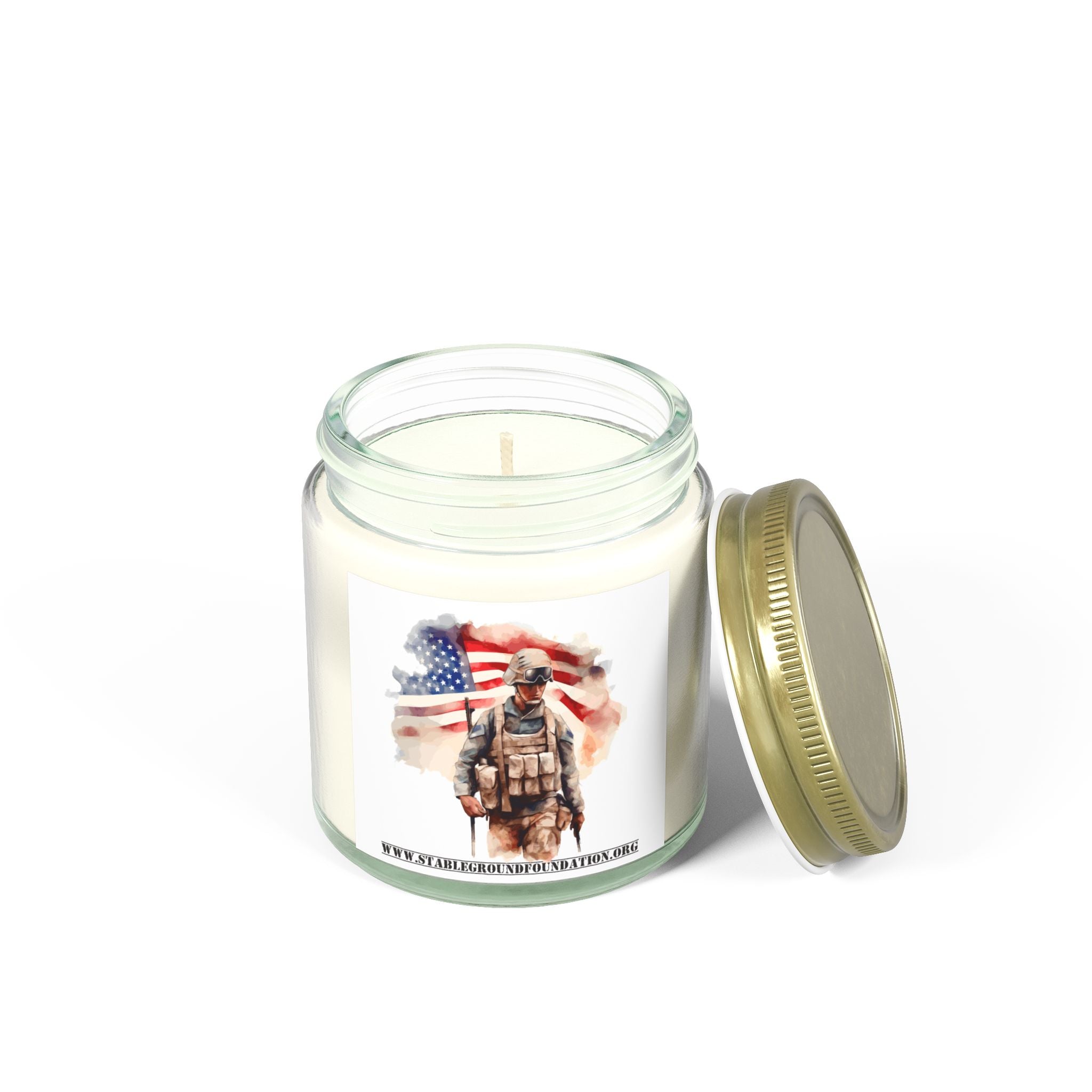 American Soldier Candle – Standing for Freedom and Honor